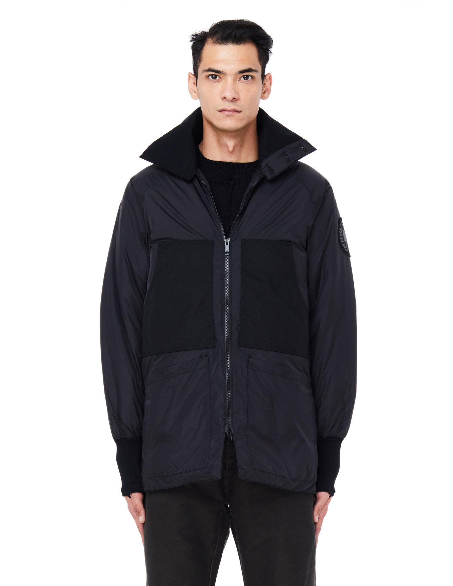 Junya Watanabe Черный пуховик Canada Goose