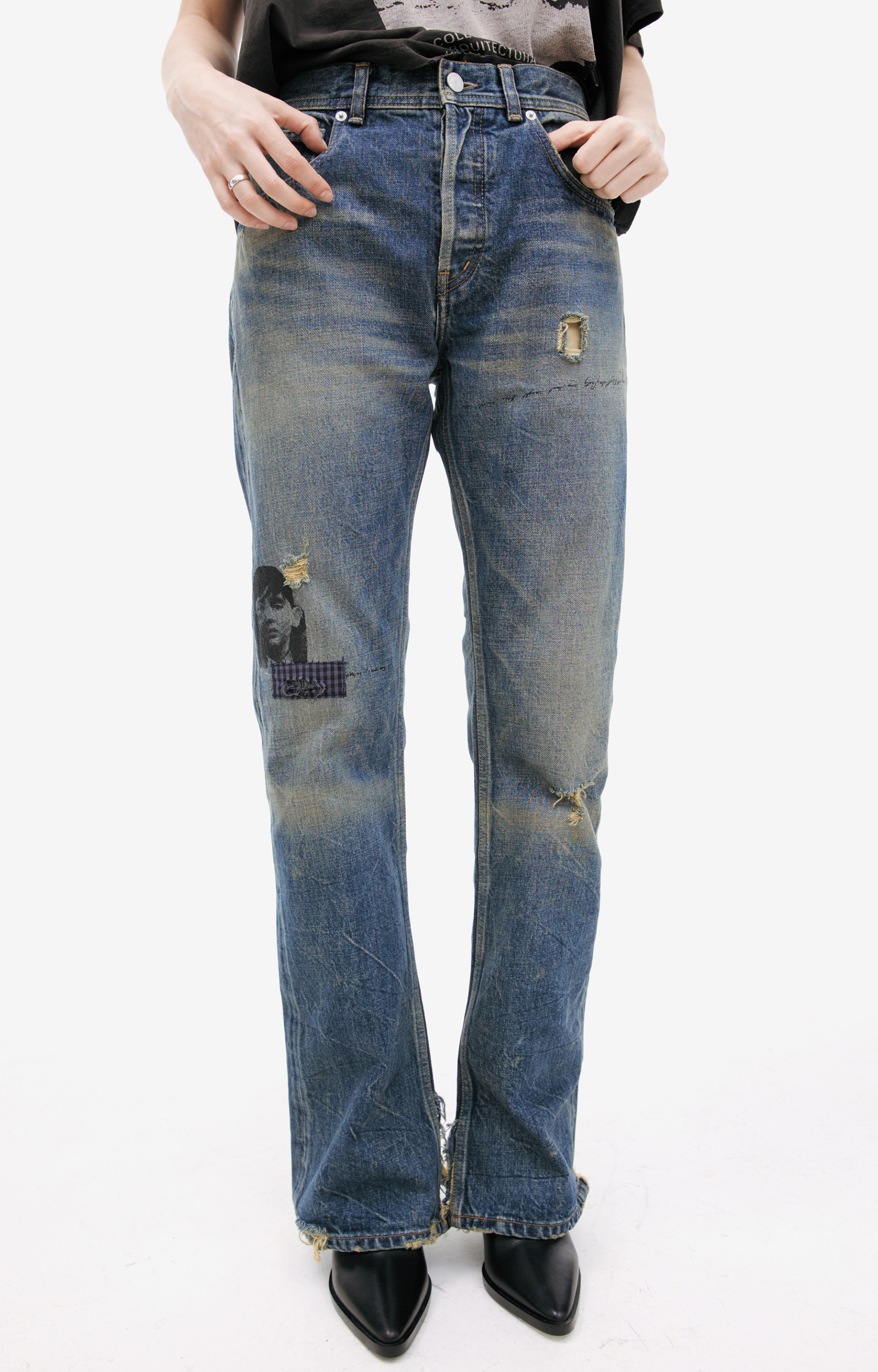 Enfants Riches Déprimés Jeans with patches