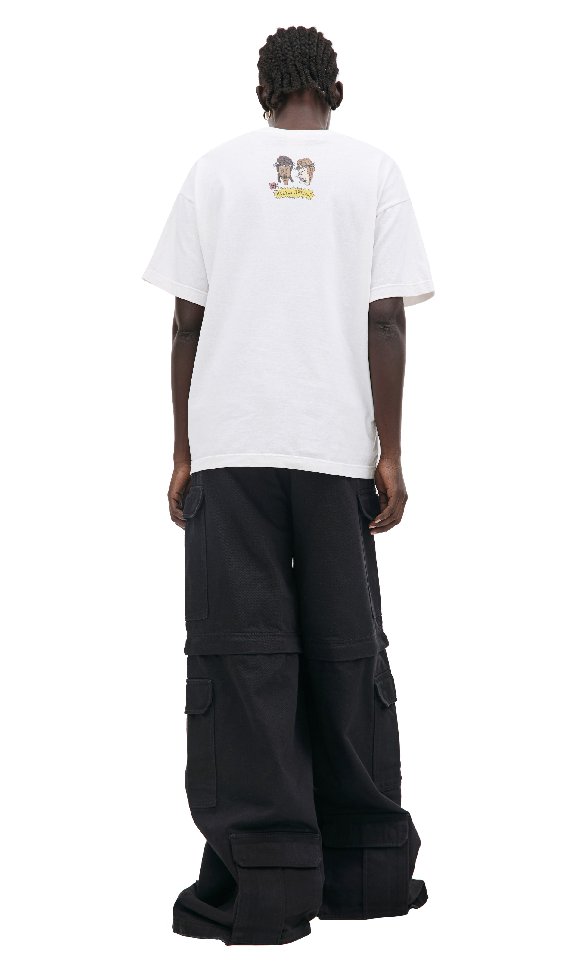 Saint Michael Holy & Virtuous printed t-shirt