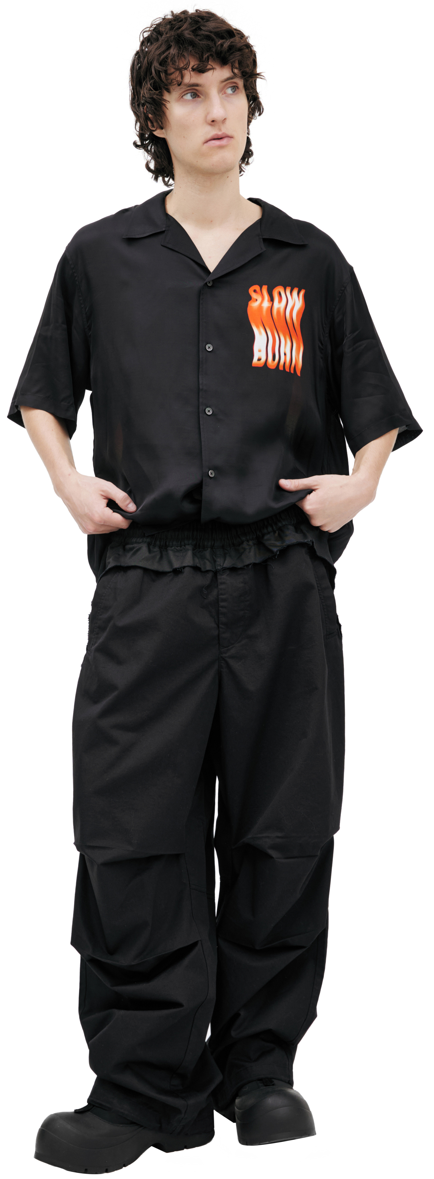 Diesel Trousers with double-layered belt
