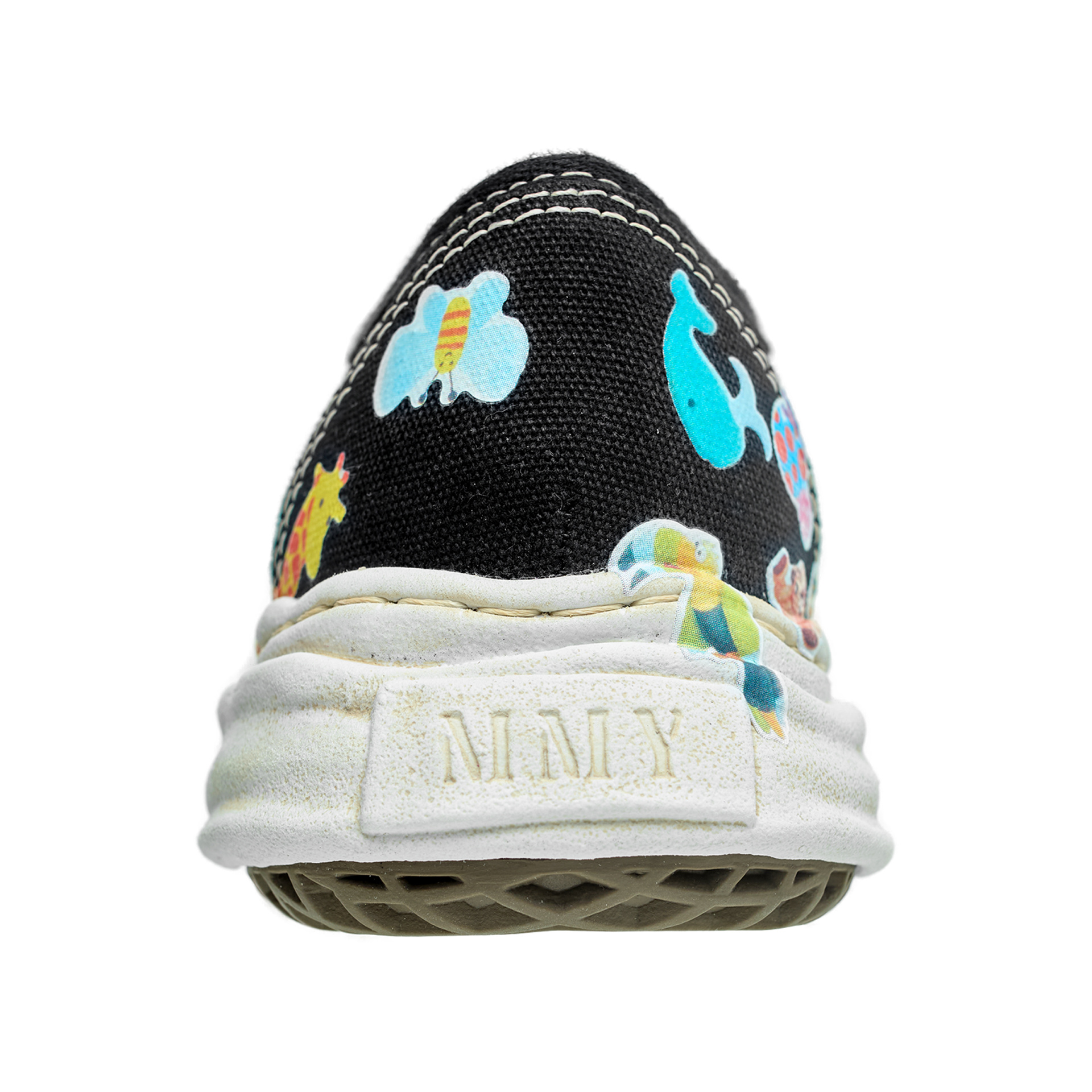 Maison Mihara Yasuhiro Black sticker sneakers