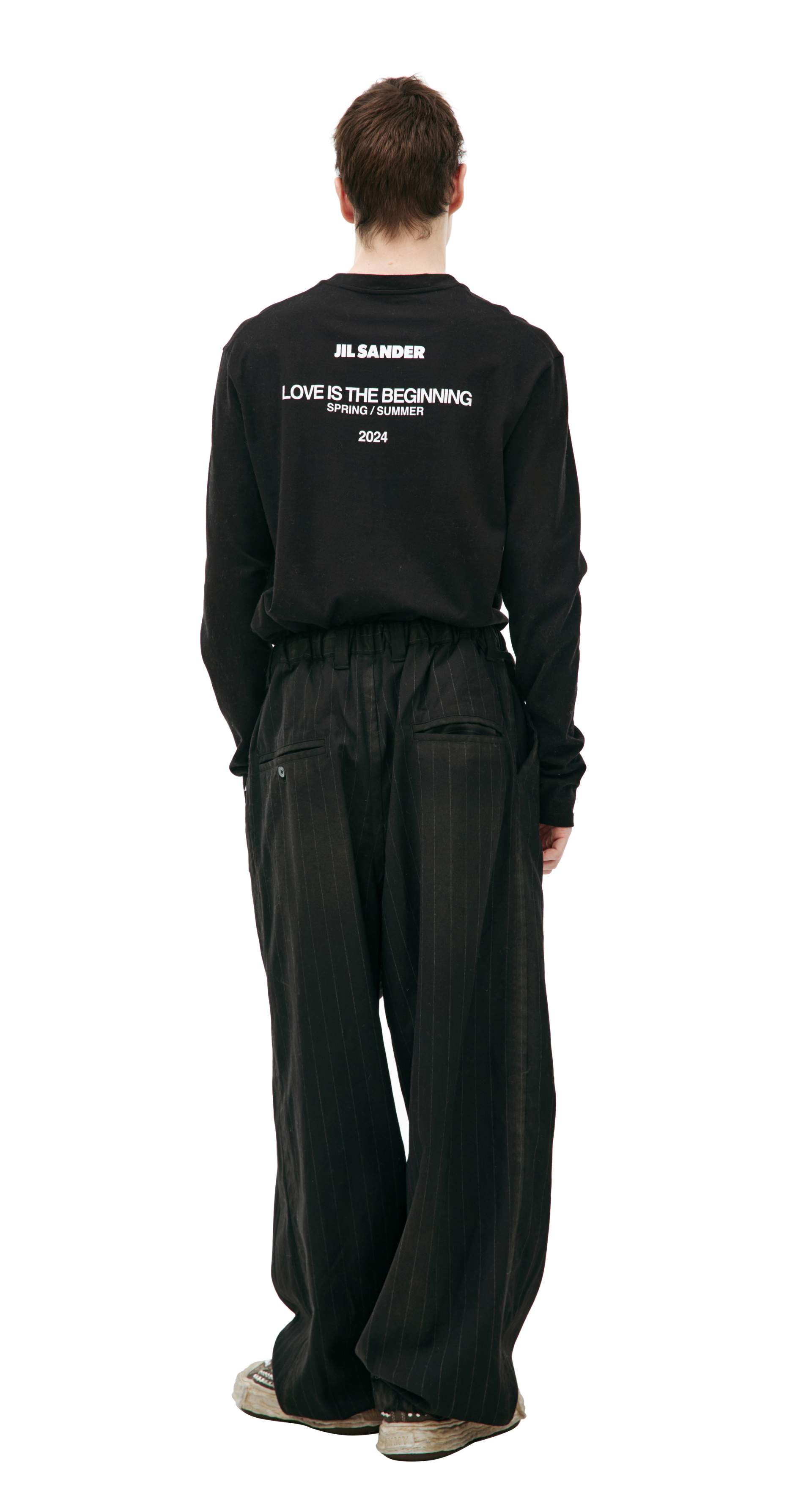 Maison Mihara Yasuhiro Wool striped pants