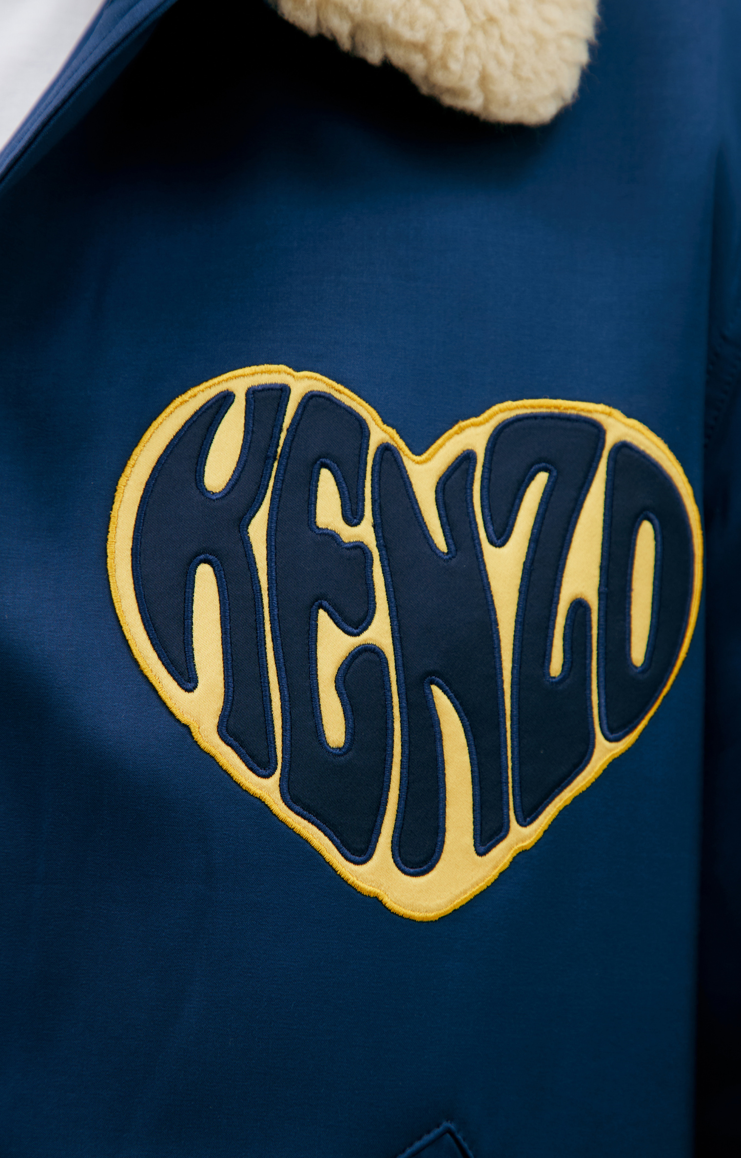 KENZO Jacket with sheepskin collar