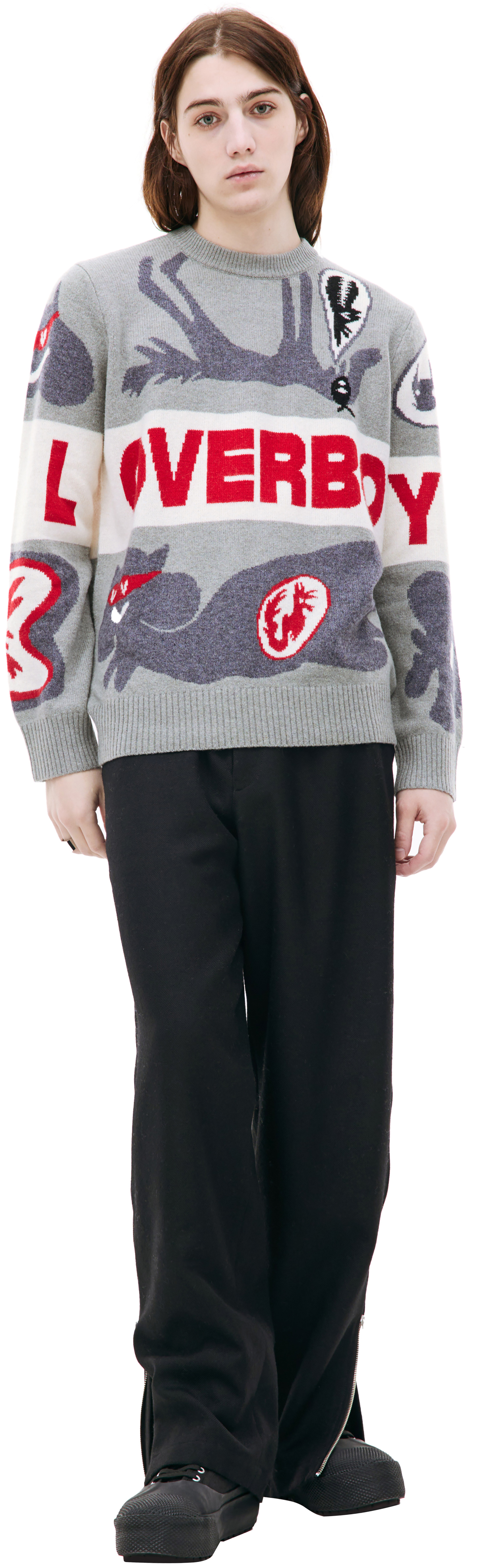 CHARLES JEFFREY LOVERBOY Loverboy logo sweater