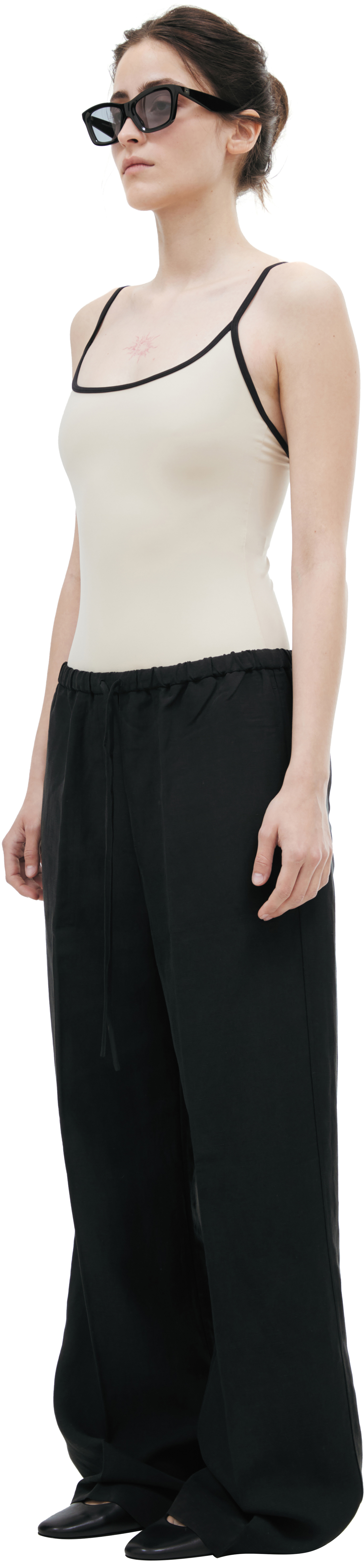 TOTEME Black linen trousers