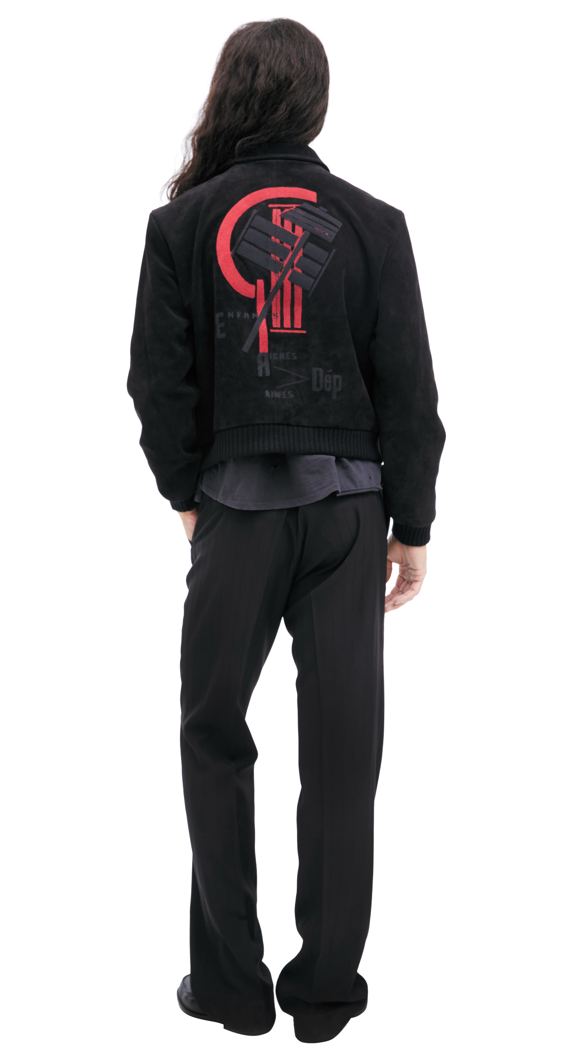 Enfants Riches Déprimés Suede Bomber Jacket