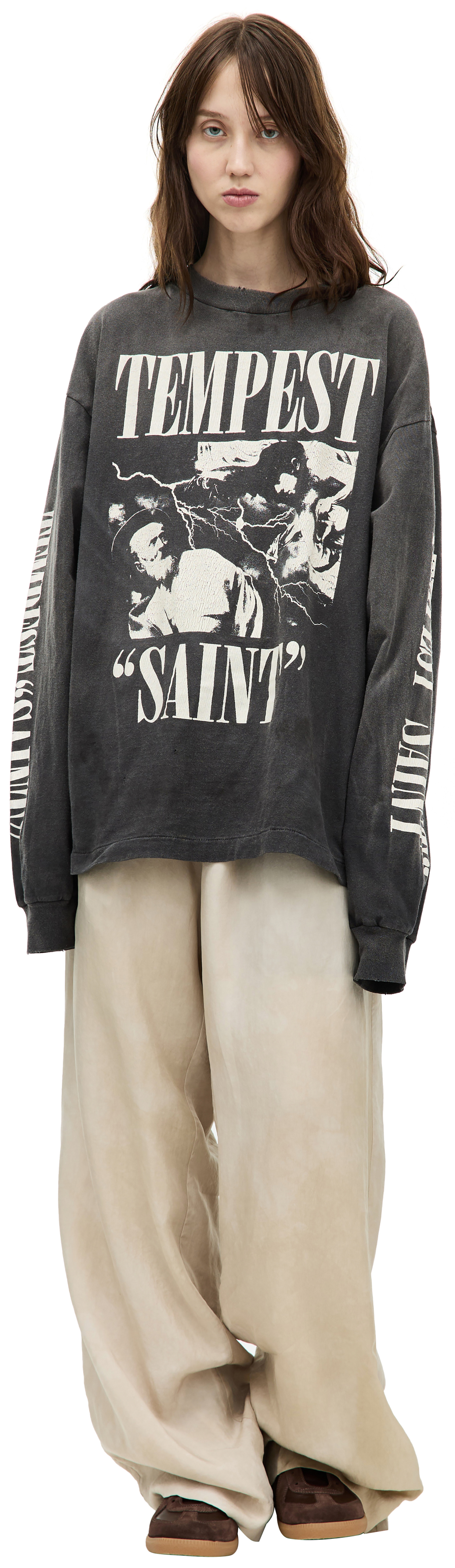 Saint Mxxxxxx \'Tempest\' print longsleeve