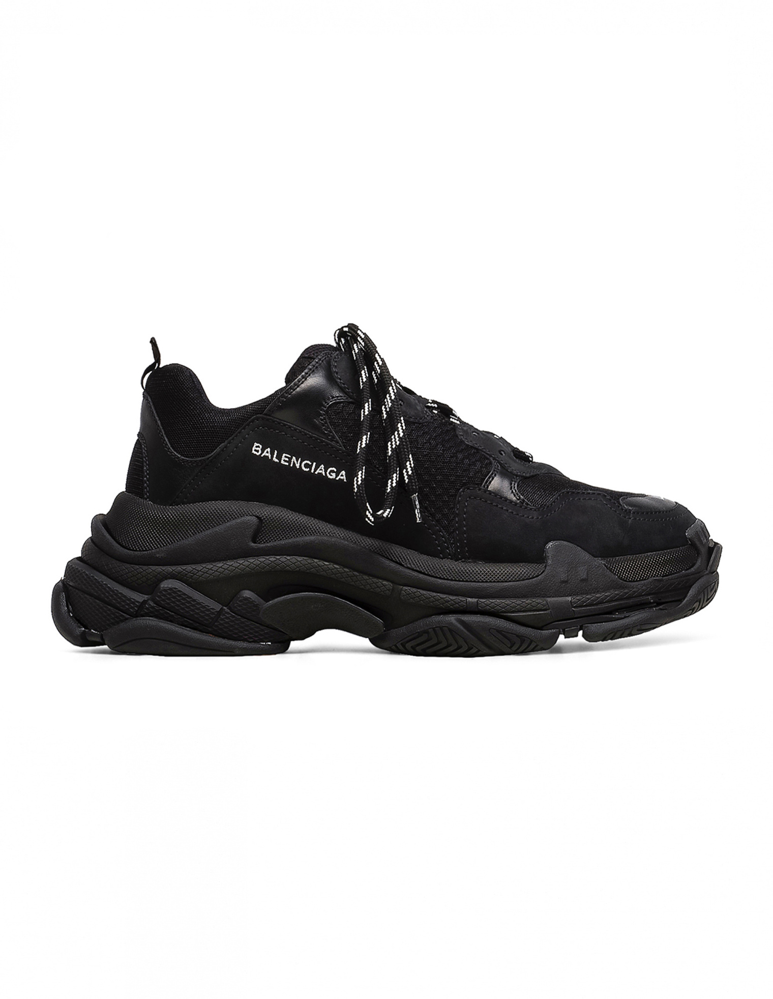 Balenciaga Black Triple S Sneakers