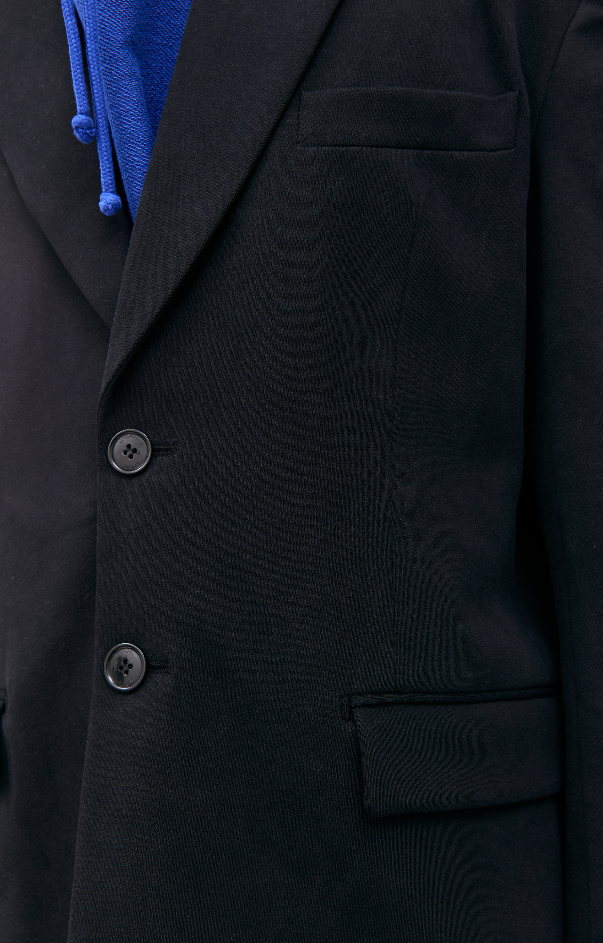 VETEMENTS Black oversized jacket