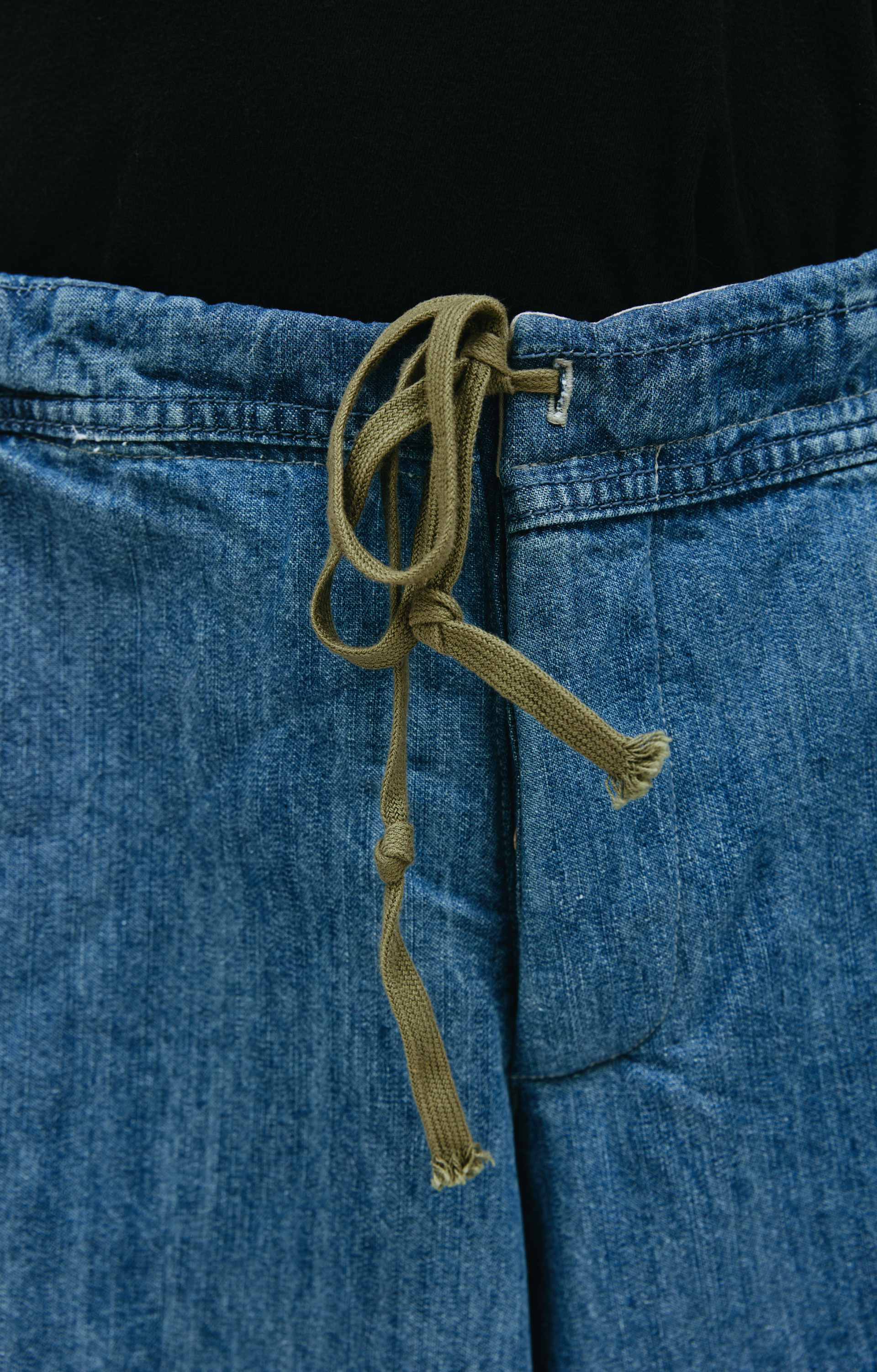 Greg Lauren Wide jeans with zippers