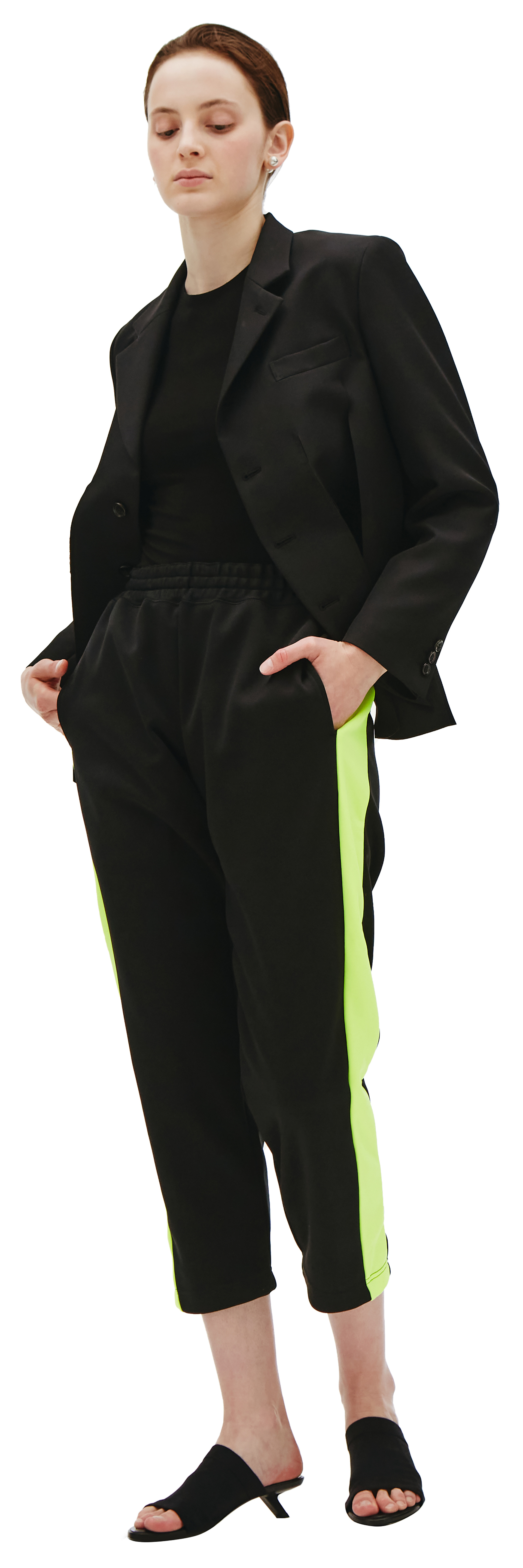 Comme des Garcons Black cropped trousers