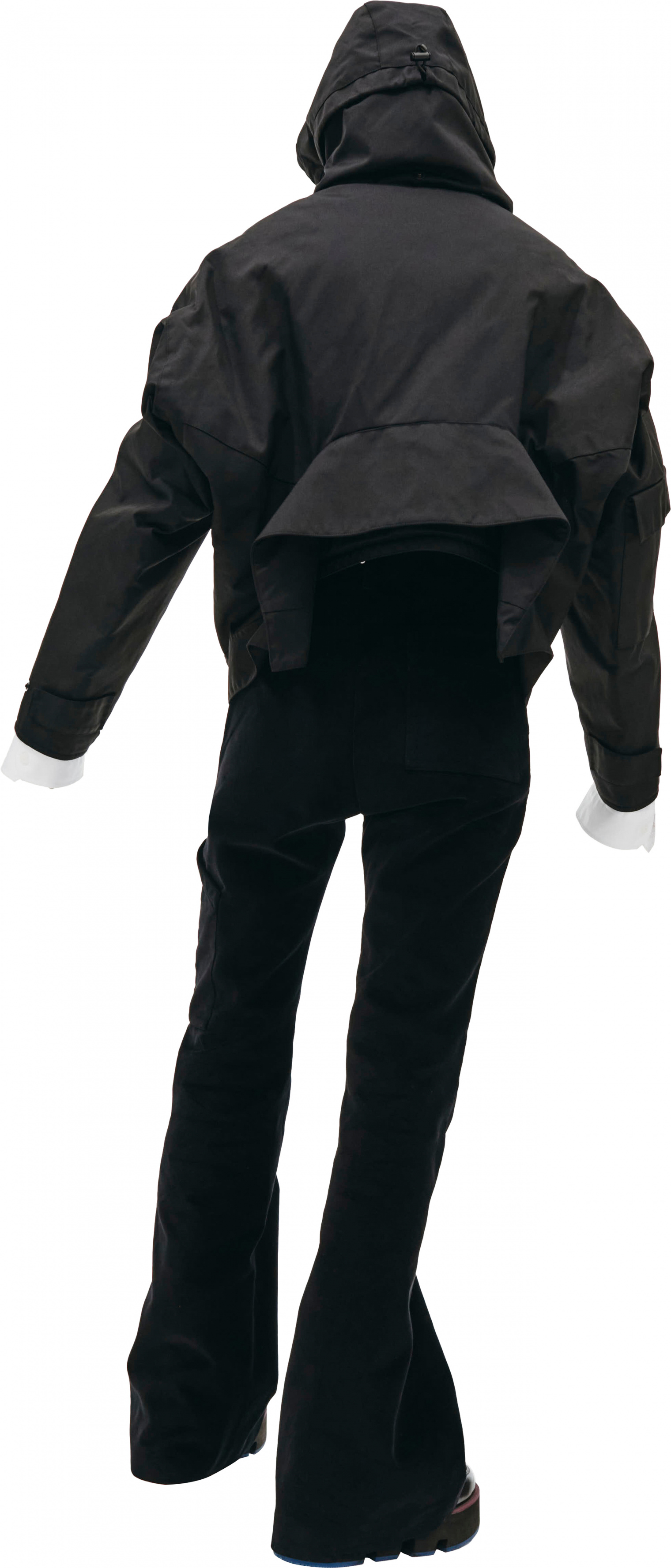 Balenciaga Black Upside Down Jacket
