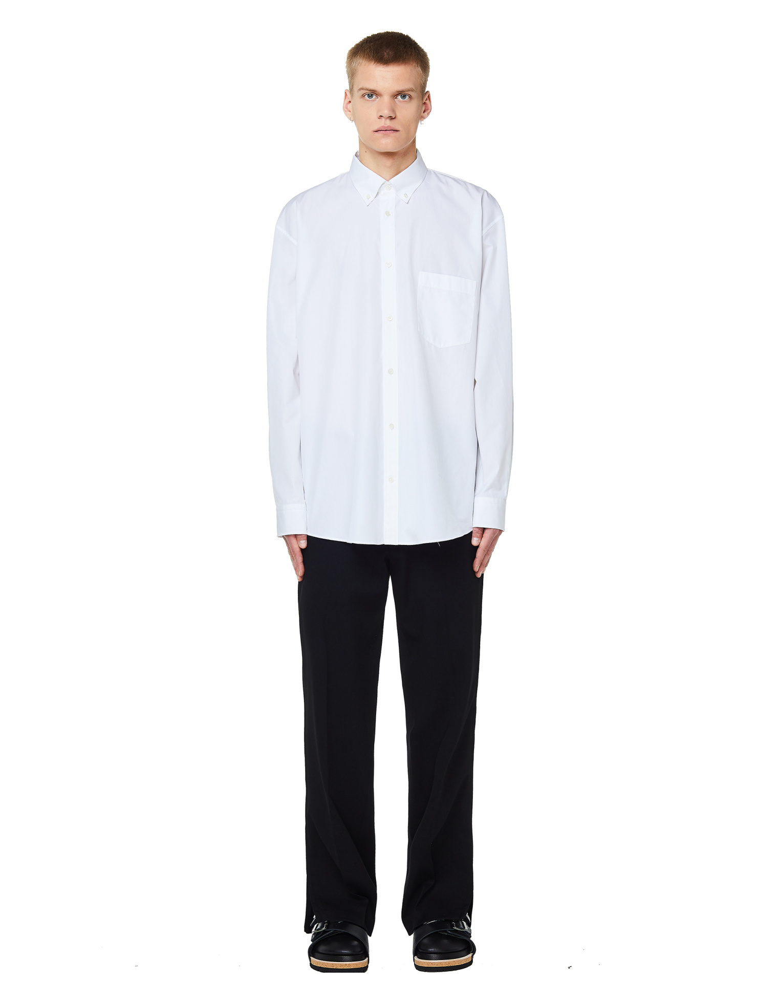 Balenciaga White Printed Shirt