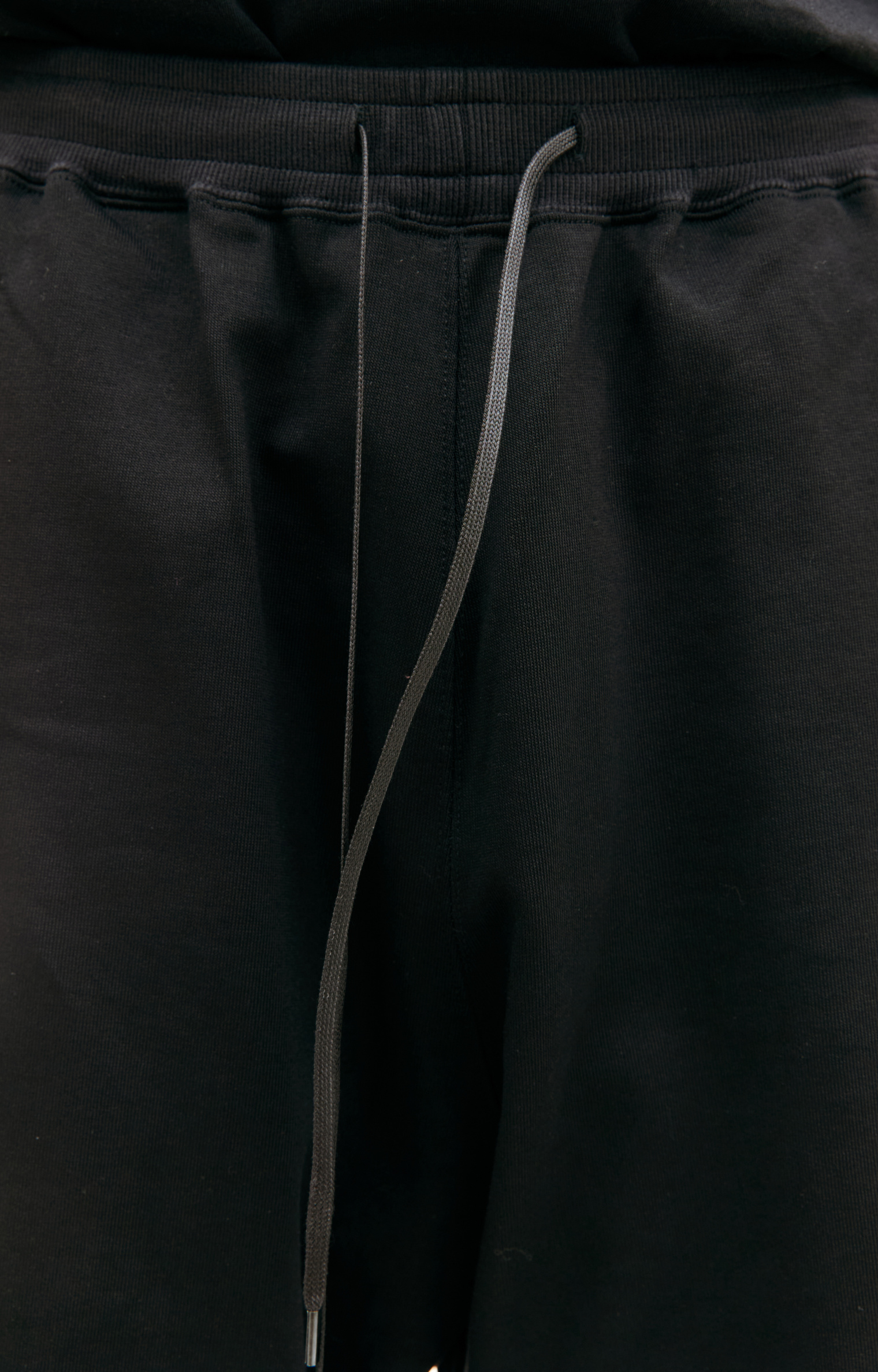 The Viridi-Anne Black cotton sweatpants