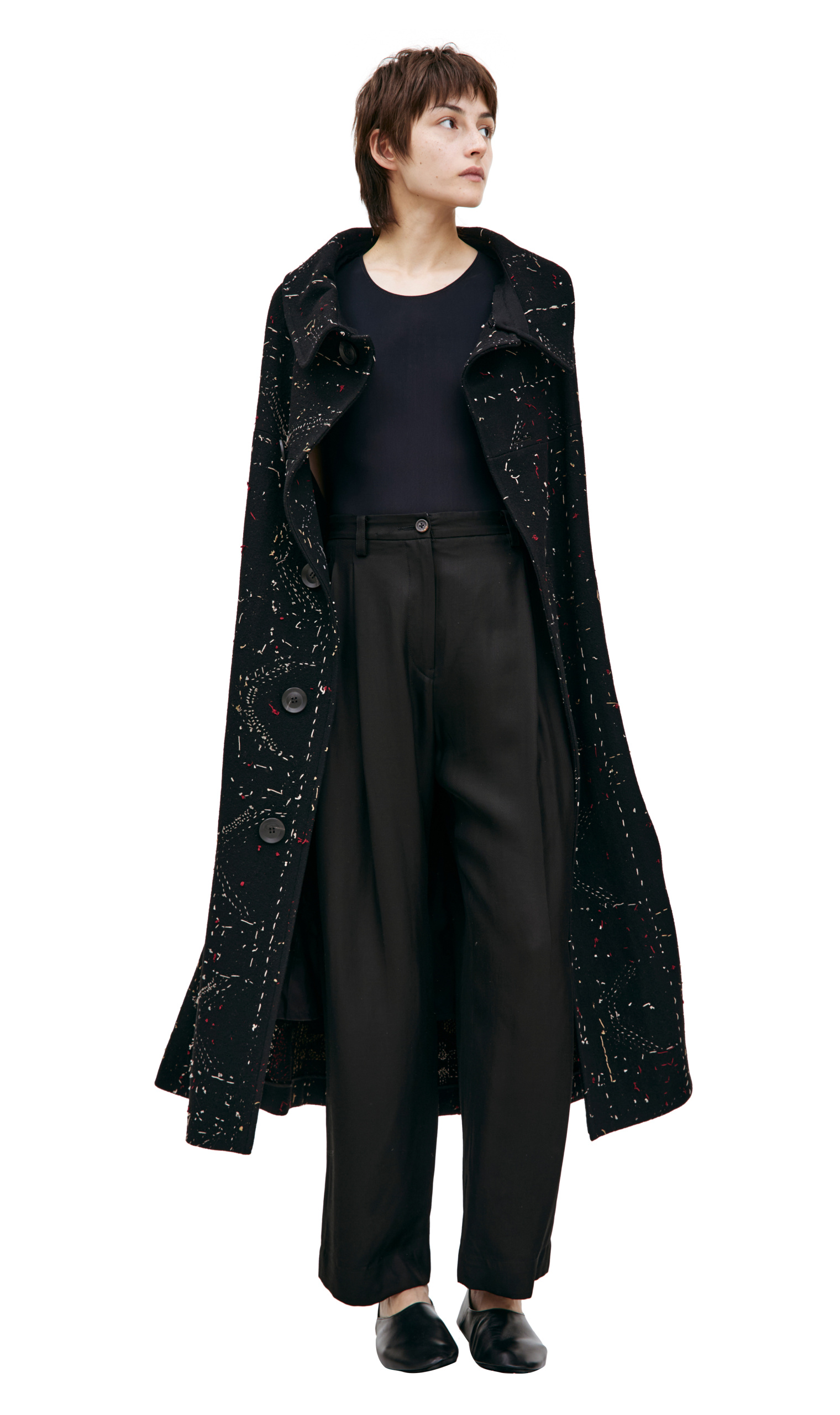 Y\'s Oversize wool coat