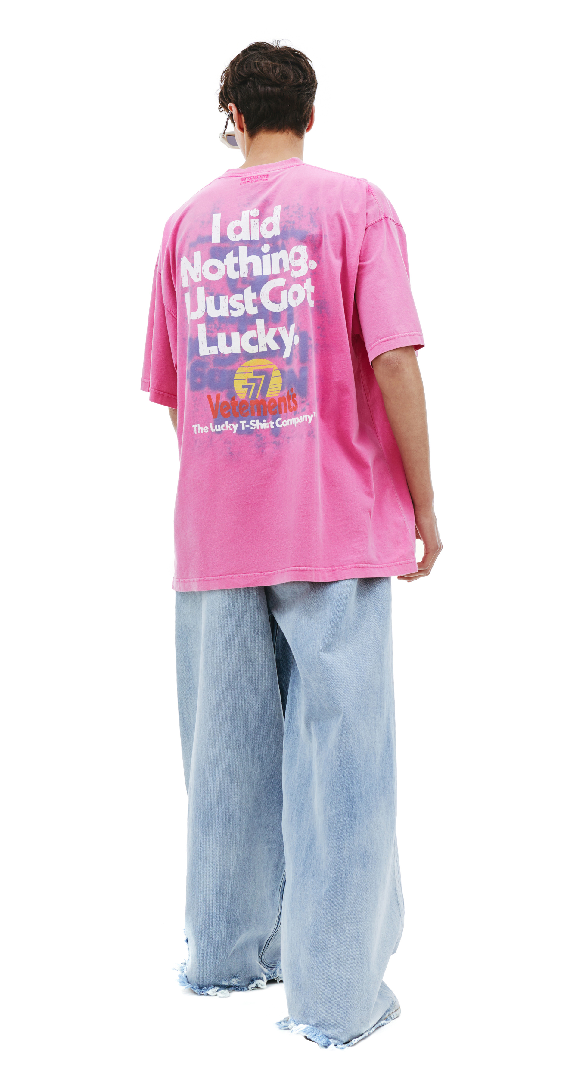 VETEMENTS \'I got Lucky\' cotton t-shirt