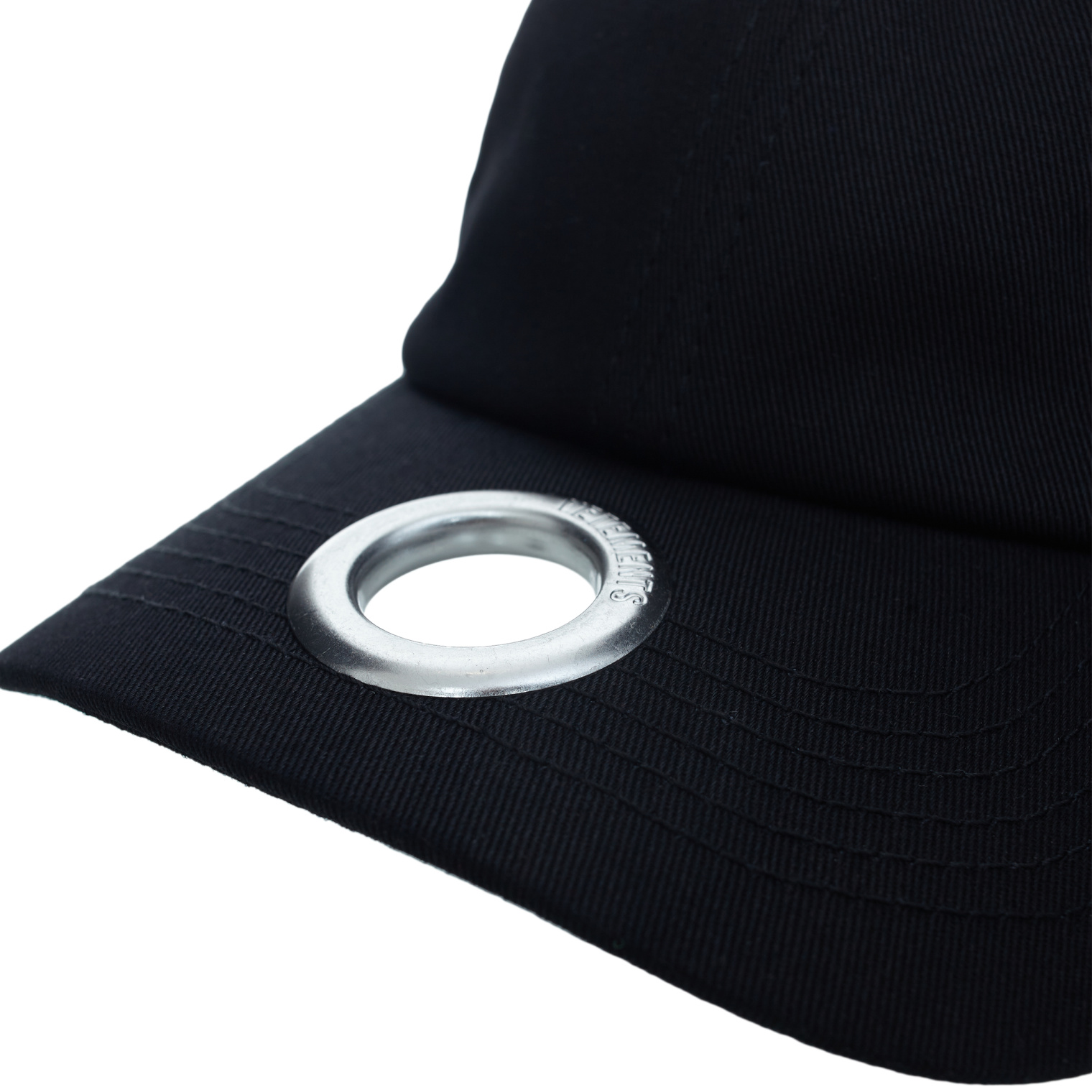 VETEMENTS Black ring cap