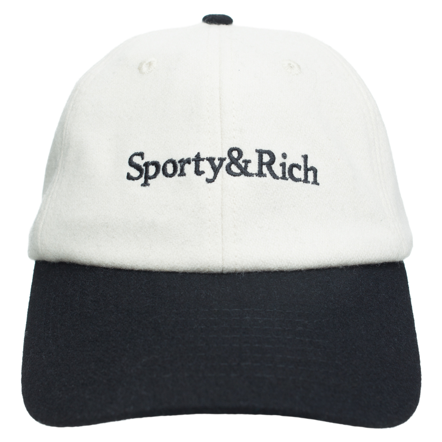 SPORTY & RICH Logo embroidered cap