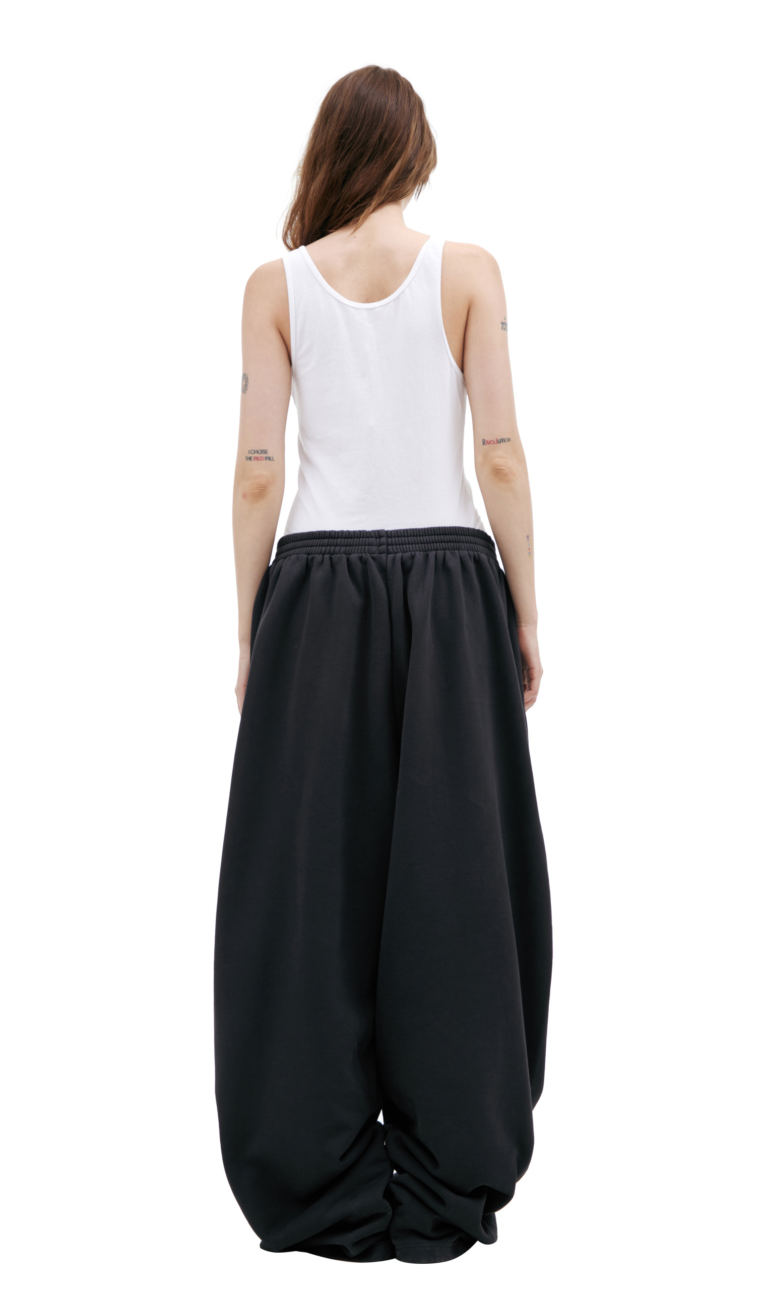 Balenciaga Black cotton trousers