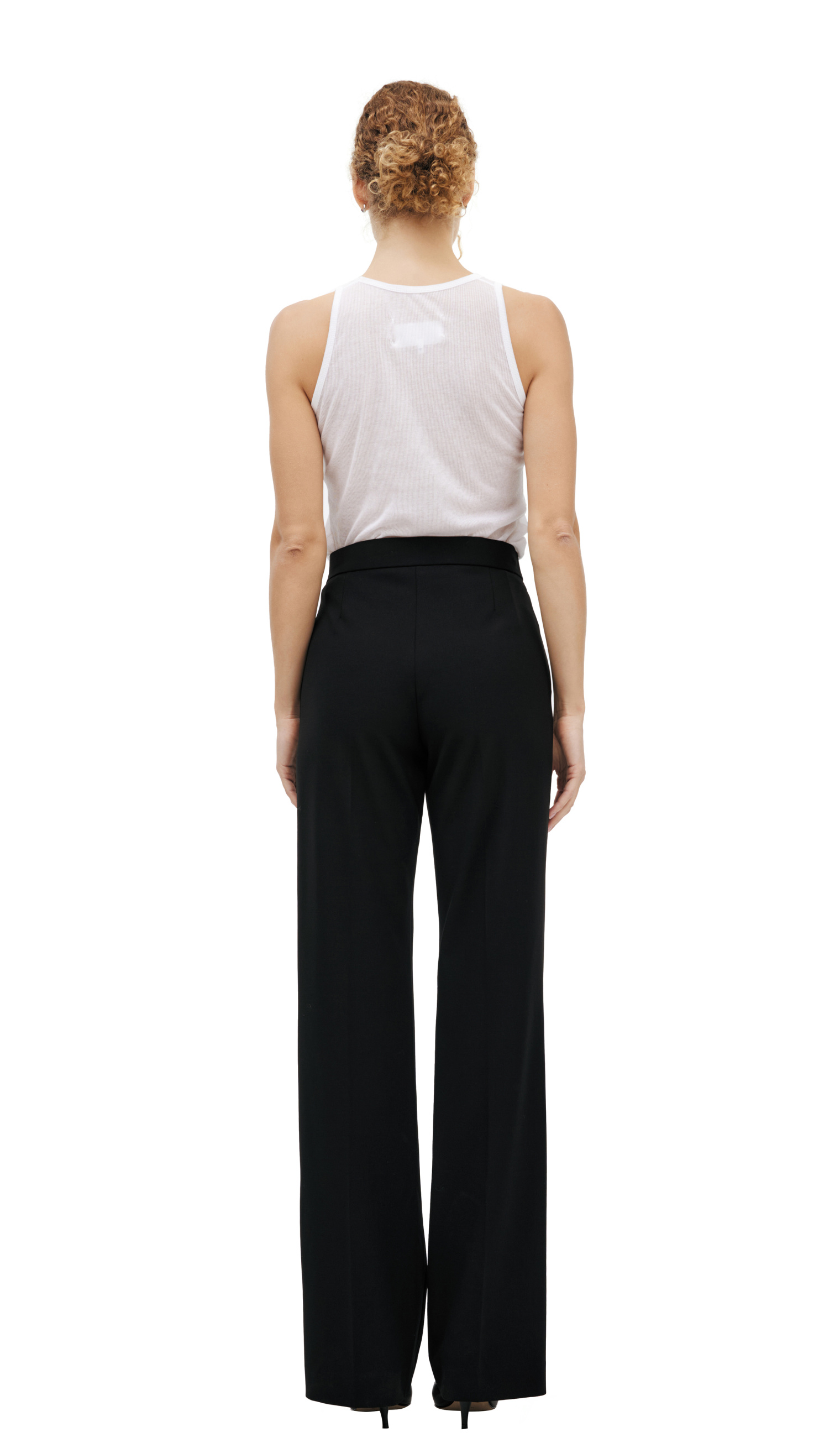 The Row Black arrow trousers
