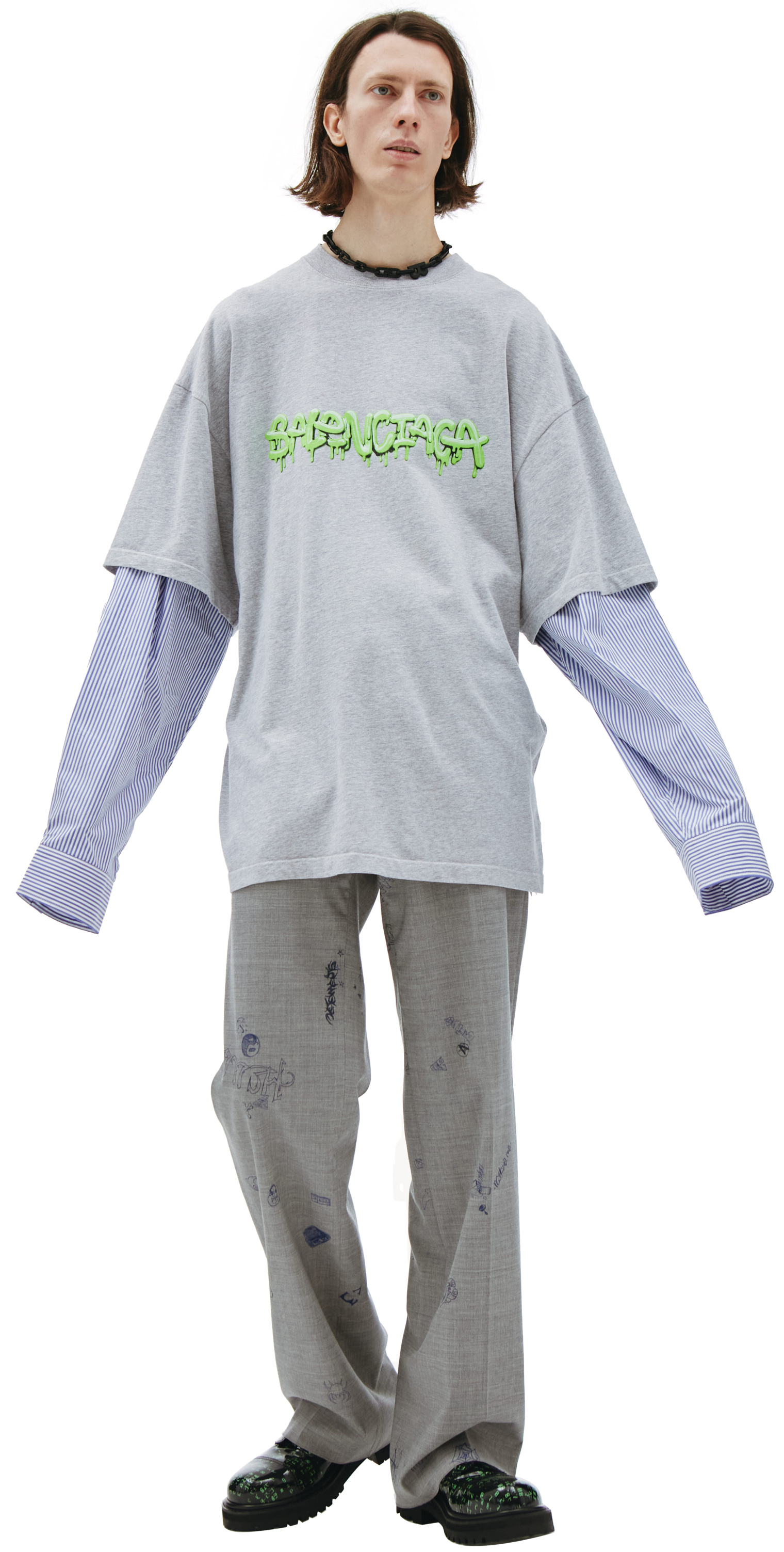 Balenciaga Slime-print long sleeve