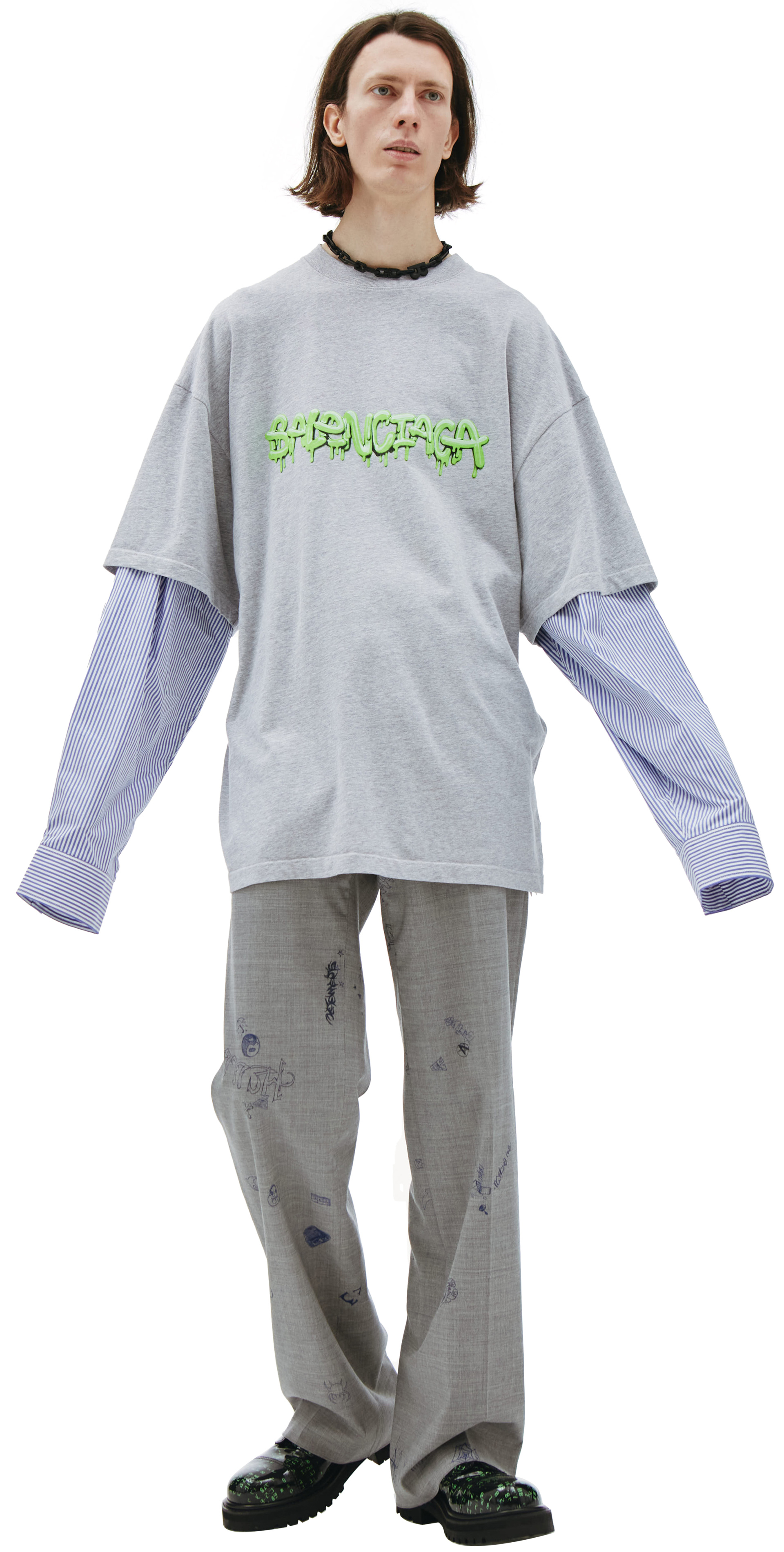 Balenciaga Slime-print long sleeve