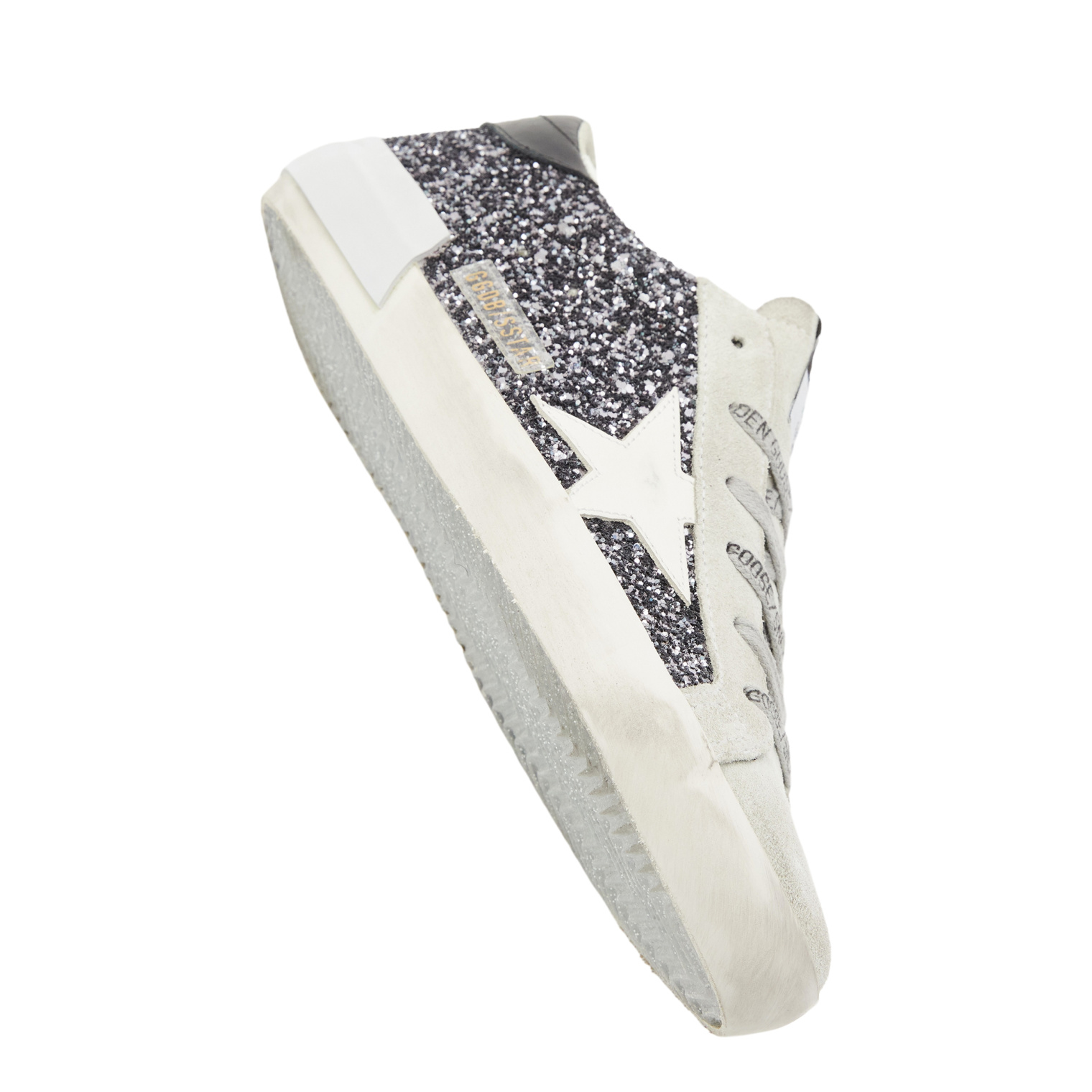 Golden Goose Super-Star glitter sneakers