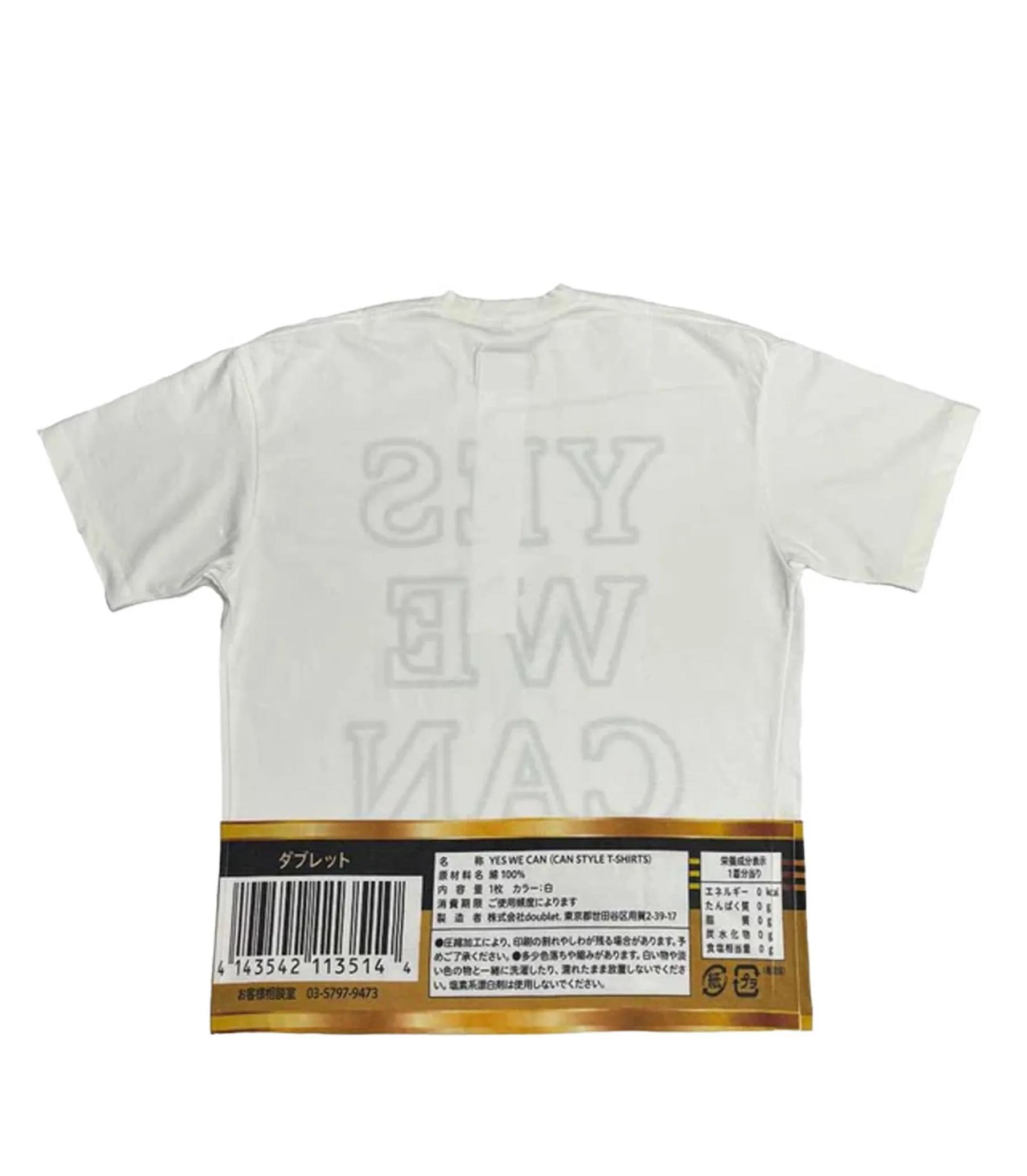Doublet Yes We Can TRUFFLE T-shirt