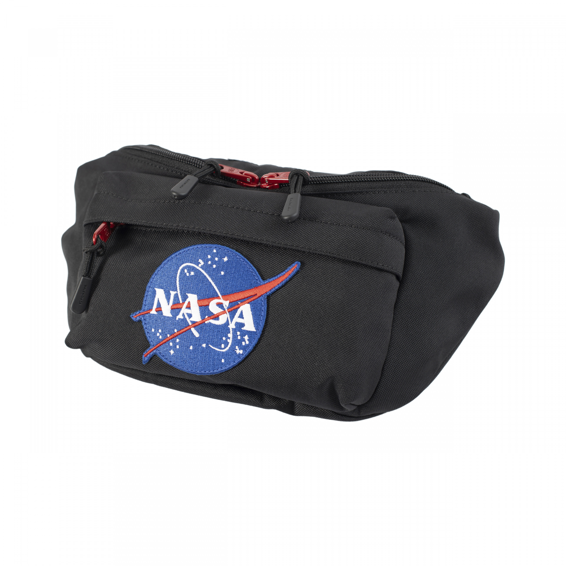 Balenciaga Black Space Beltpack Bag NASA