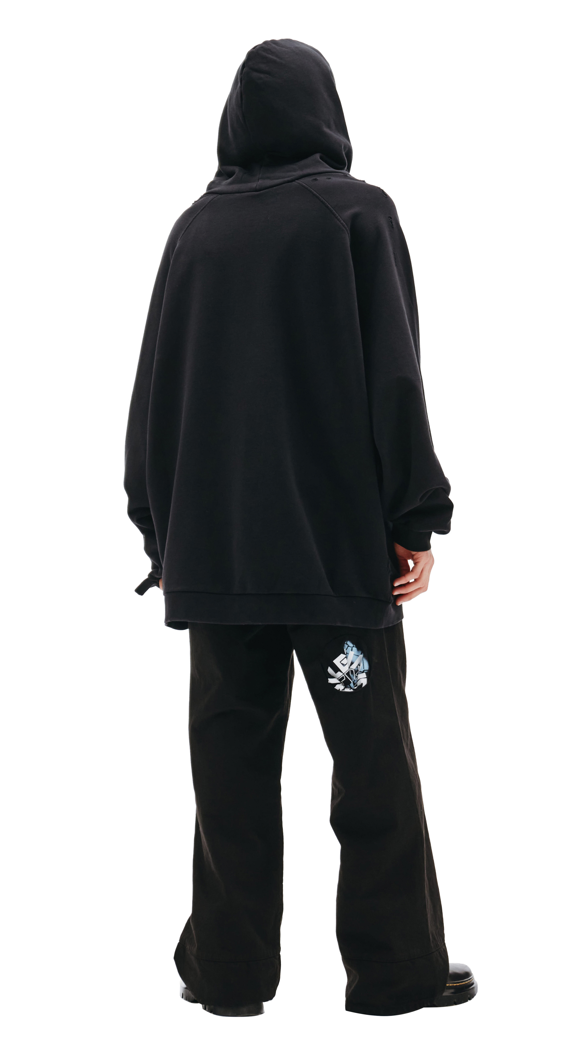 Raf Simons Raf Simons x Smiley Oversized Patched Hoodie
