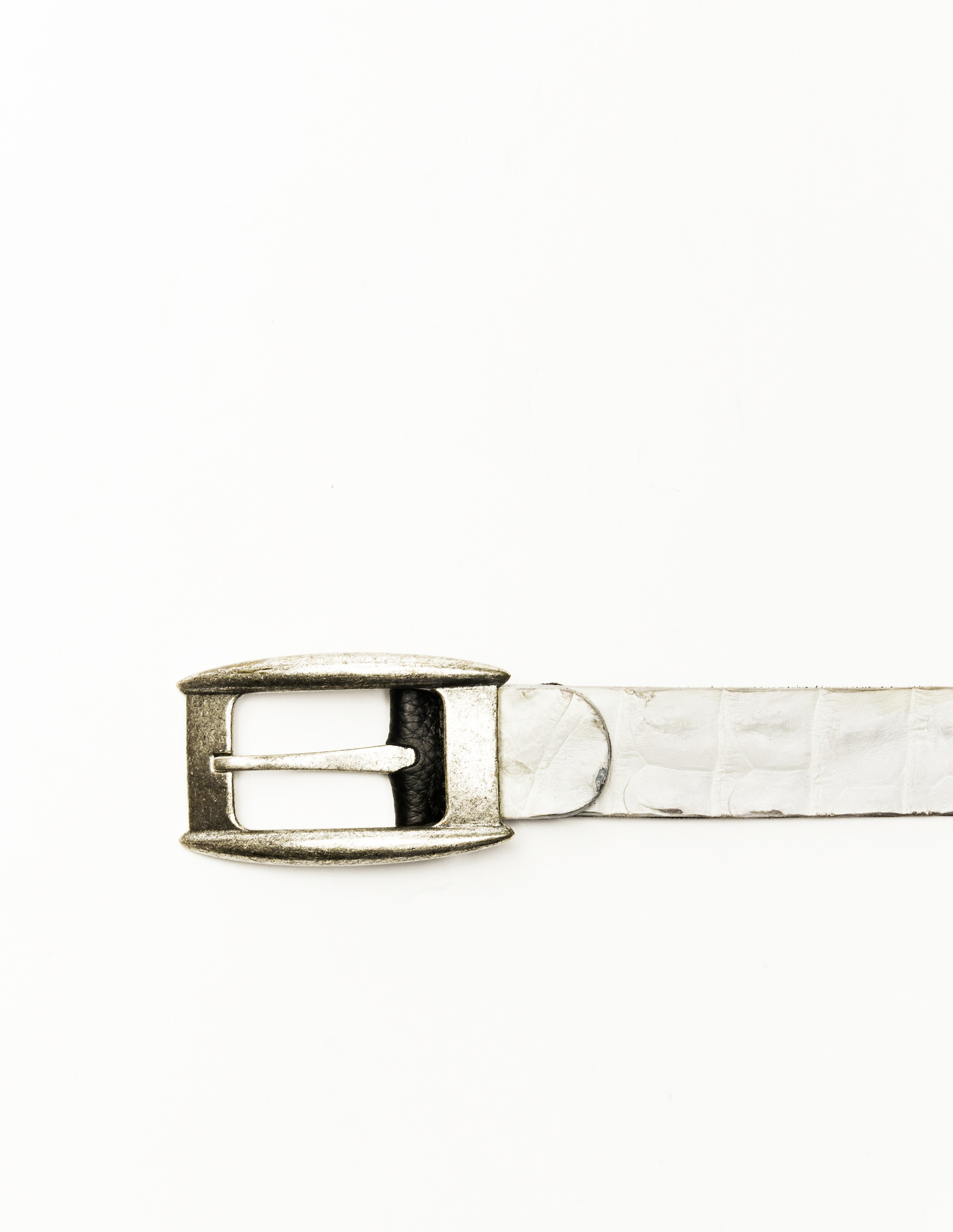Scunzani Ivo Crocodile leather belt
