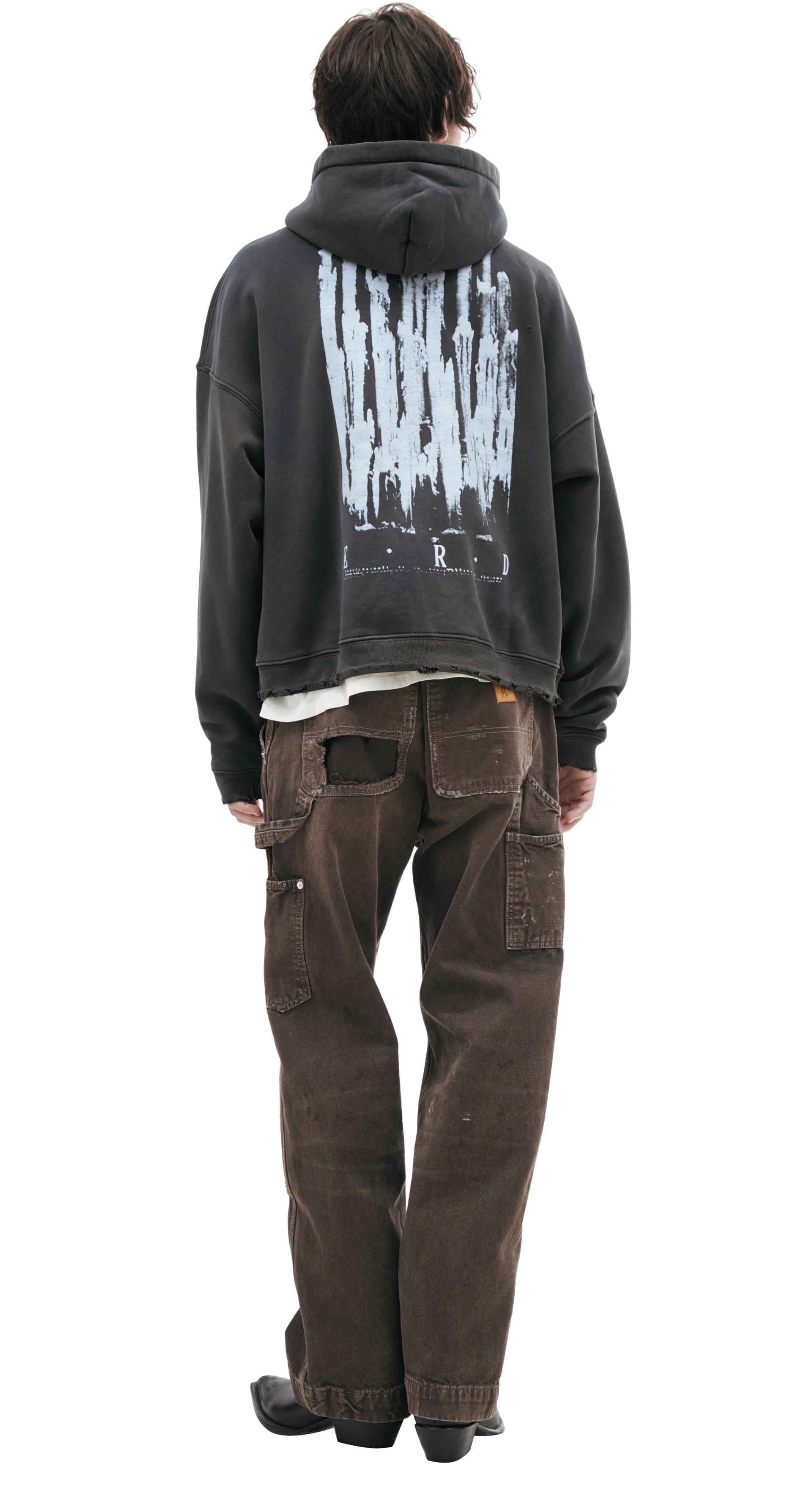 Enfants Riches Déprimés Dark grеy zip-up hoodie