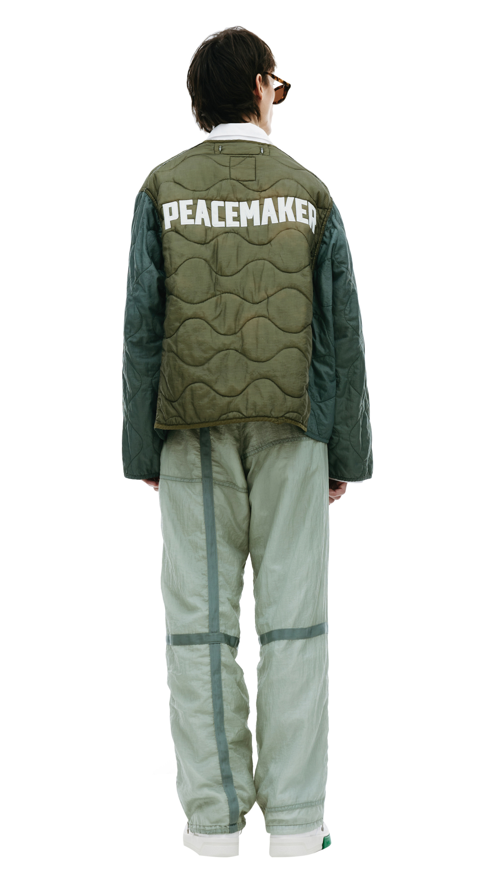 Buy OAMC men green re:work peacemaker quilted jacket for £678 online on  SV77, 23E28OAX01/CAPOA007/077