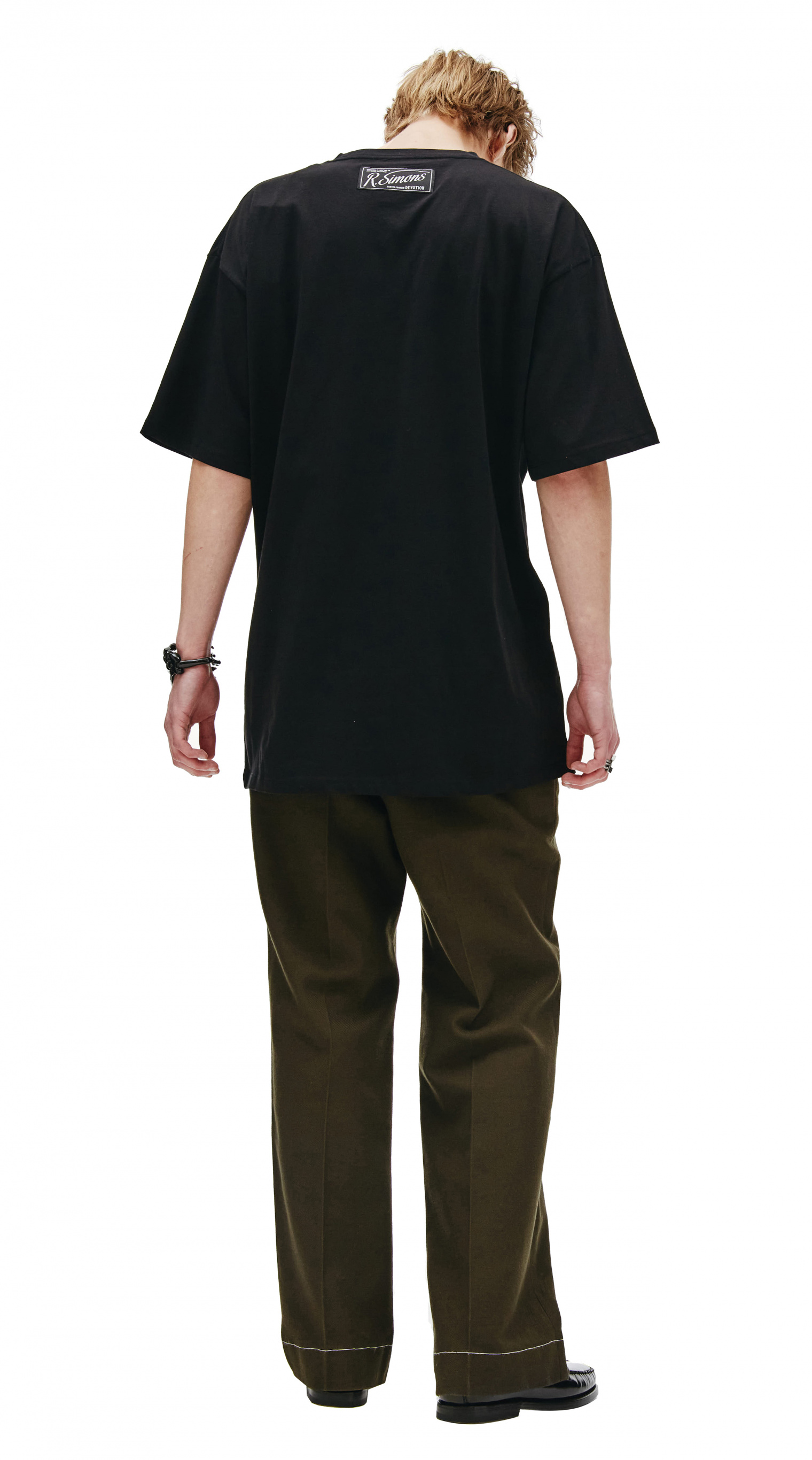 Raf Simons Oversized T-Shirt with Printed Pocket