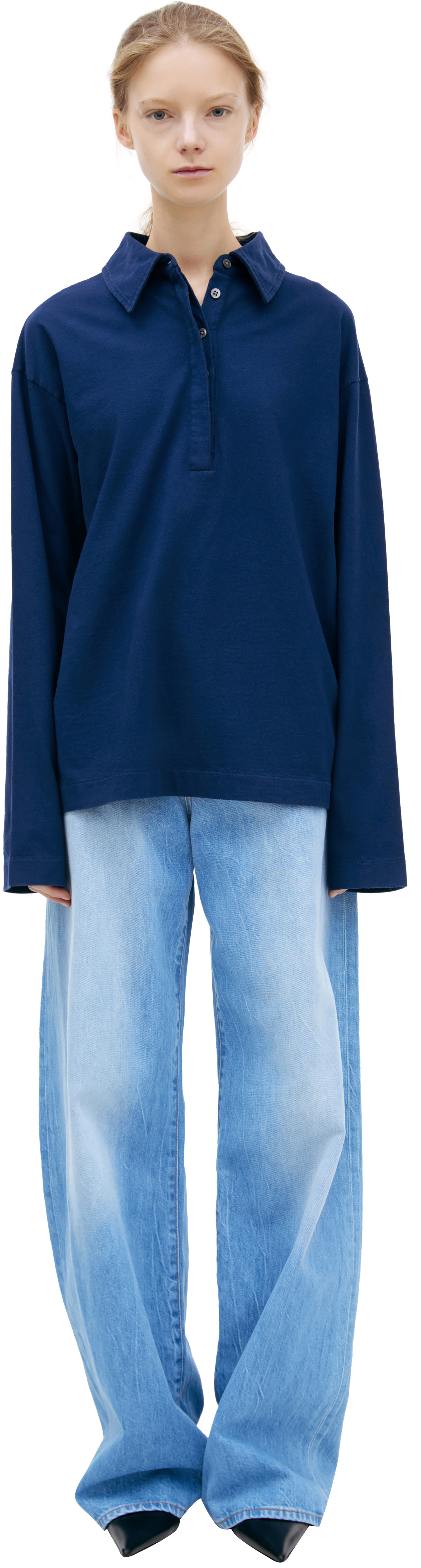 The Row Basic cotton polo