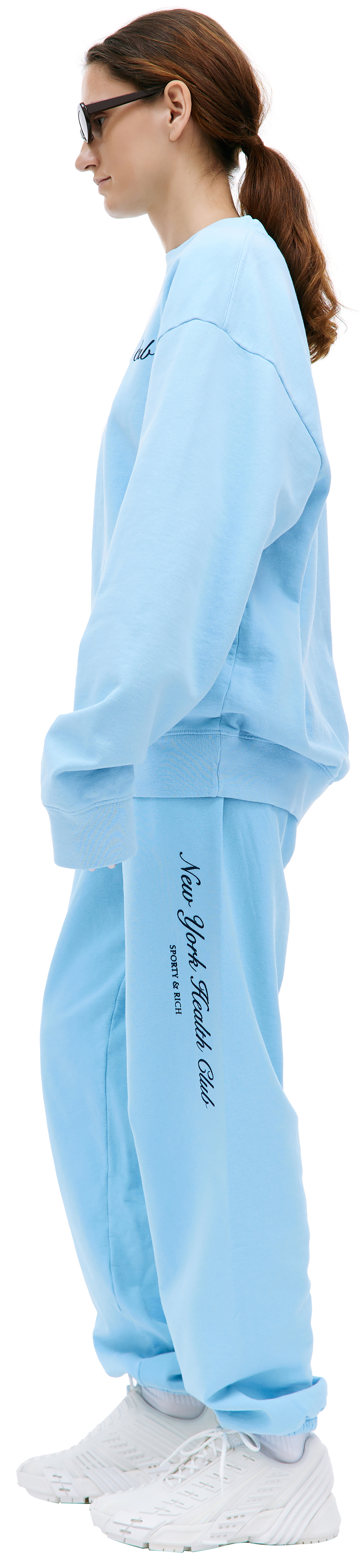SPORTY & RICH \'NY Health Club\' printed sweatshirt