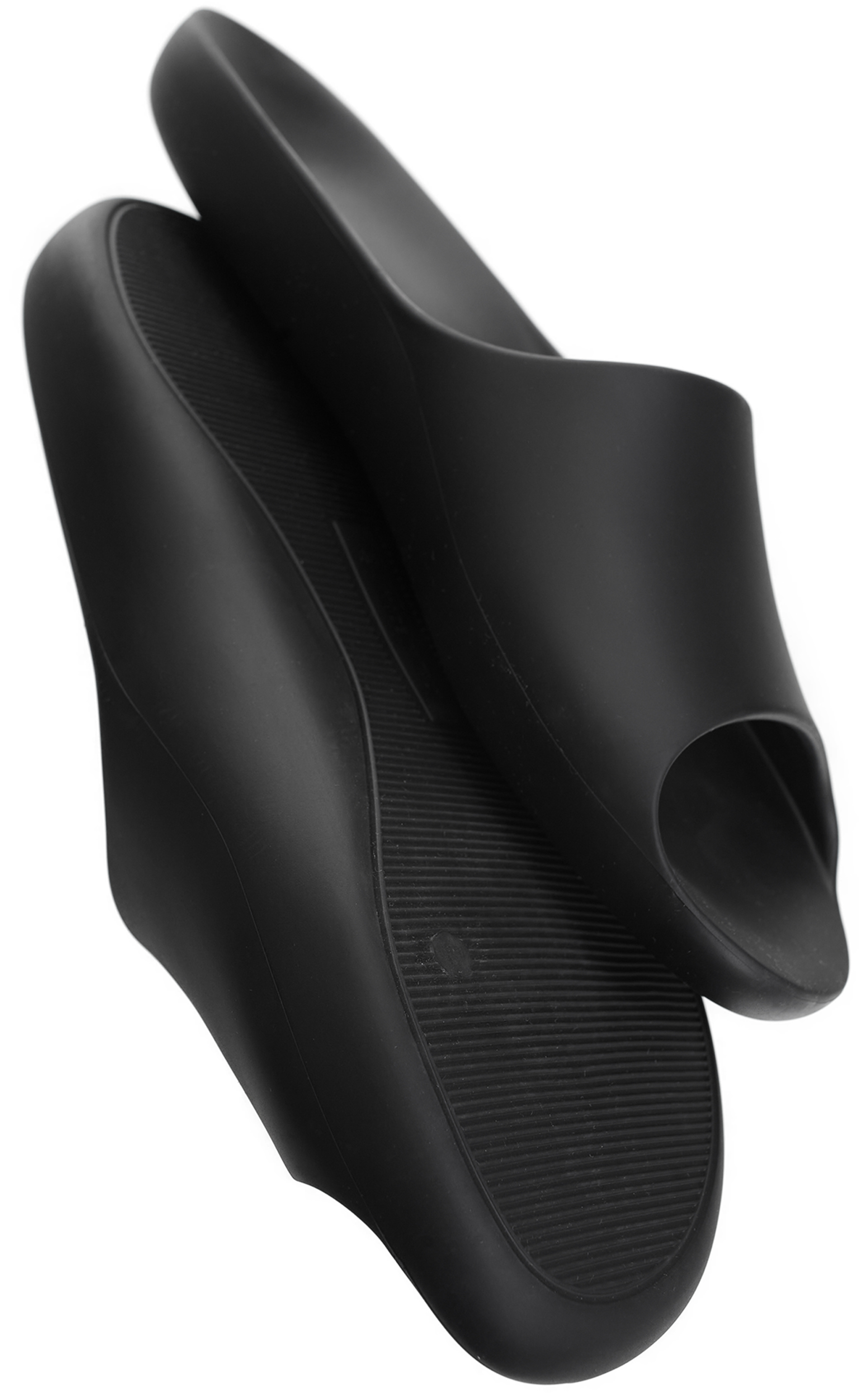 The Row Black slippers