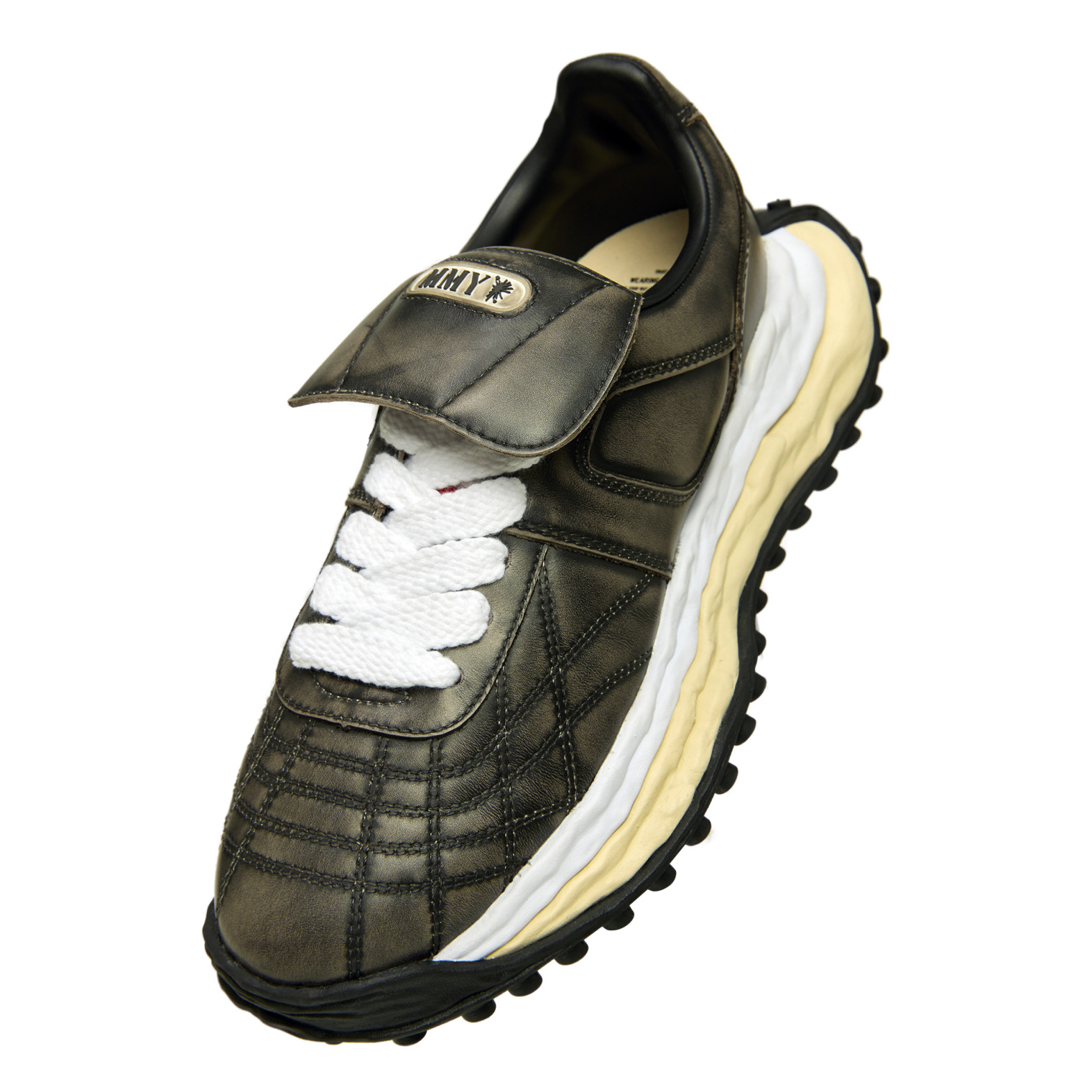 Buy Maison Mihara Yasuhiro men grey scott og sneakers for $695