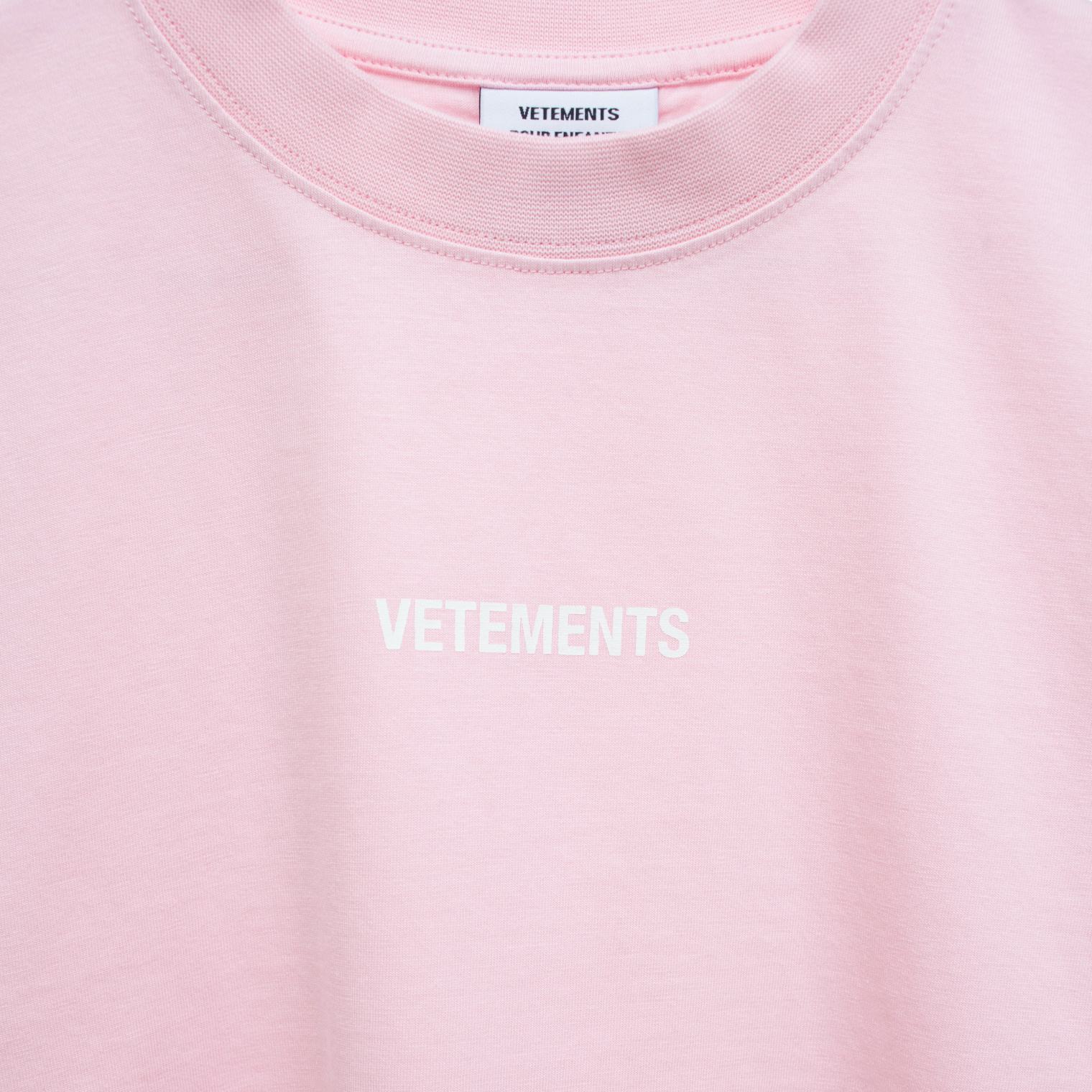 VETEMENTS Детская футболка с логотипом