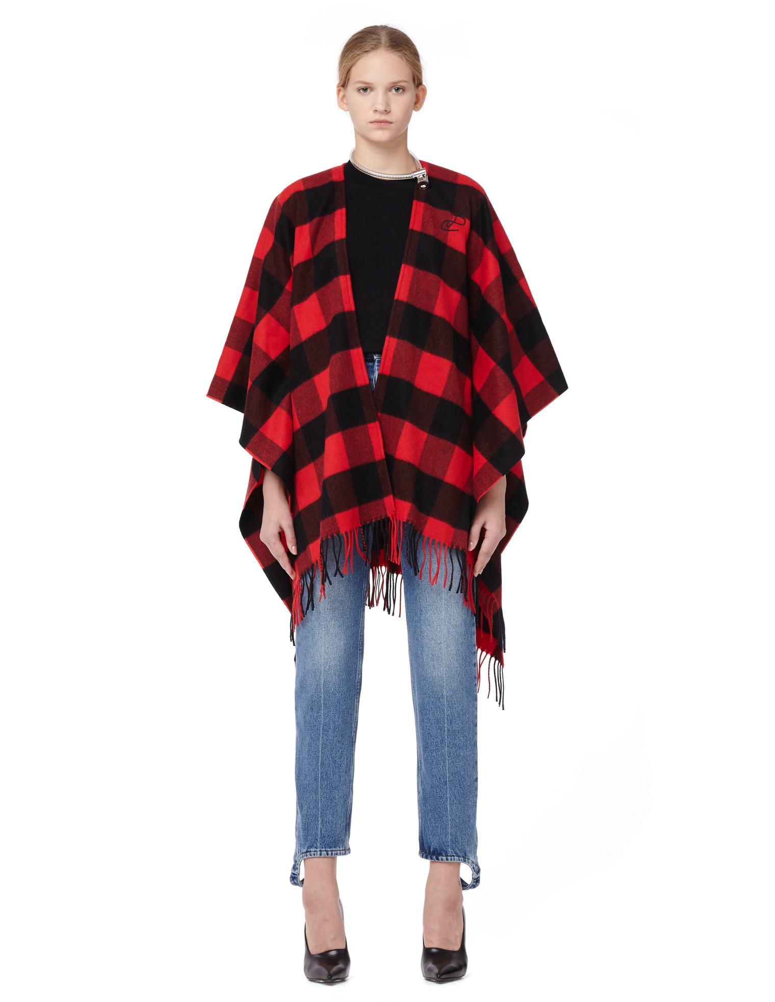 Balenciaga Wool and cashmere poncho