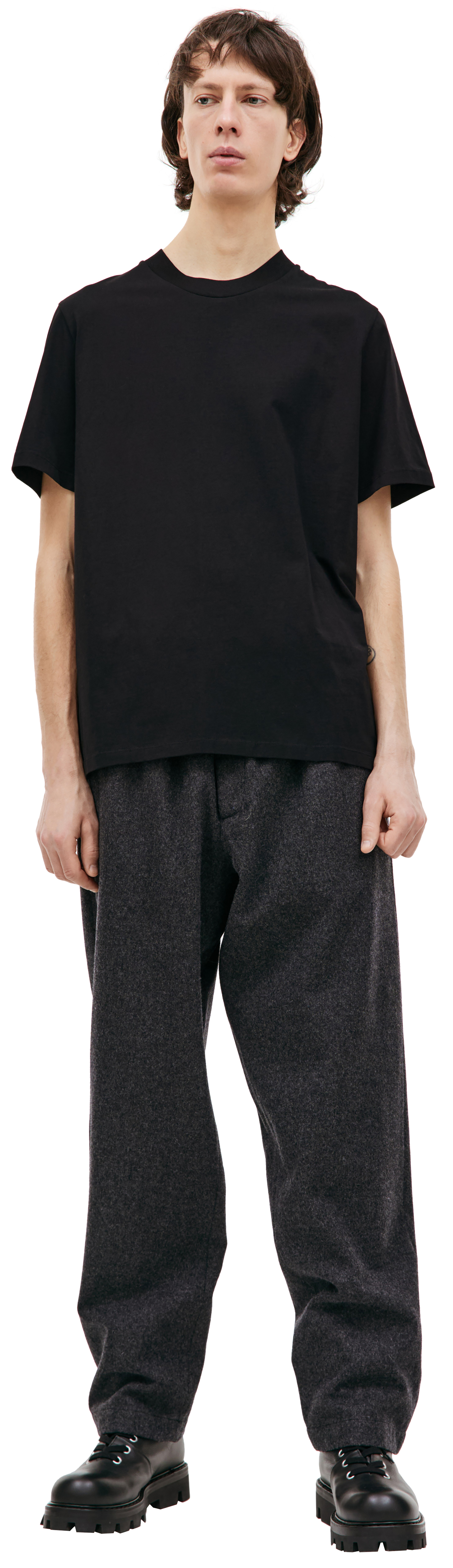 Jil Sander Black crewneck t-shirt