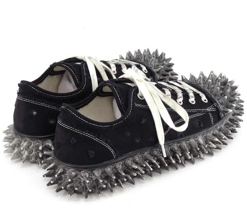 Doublet DIRTY SPIKE TOE CAP CANVAS sneakers