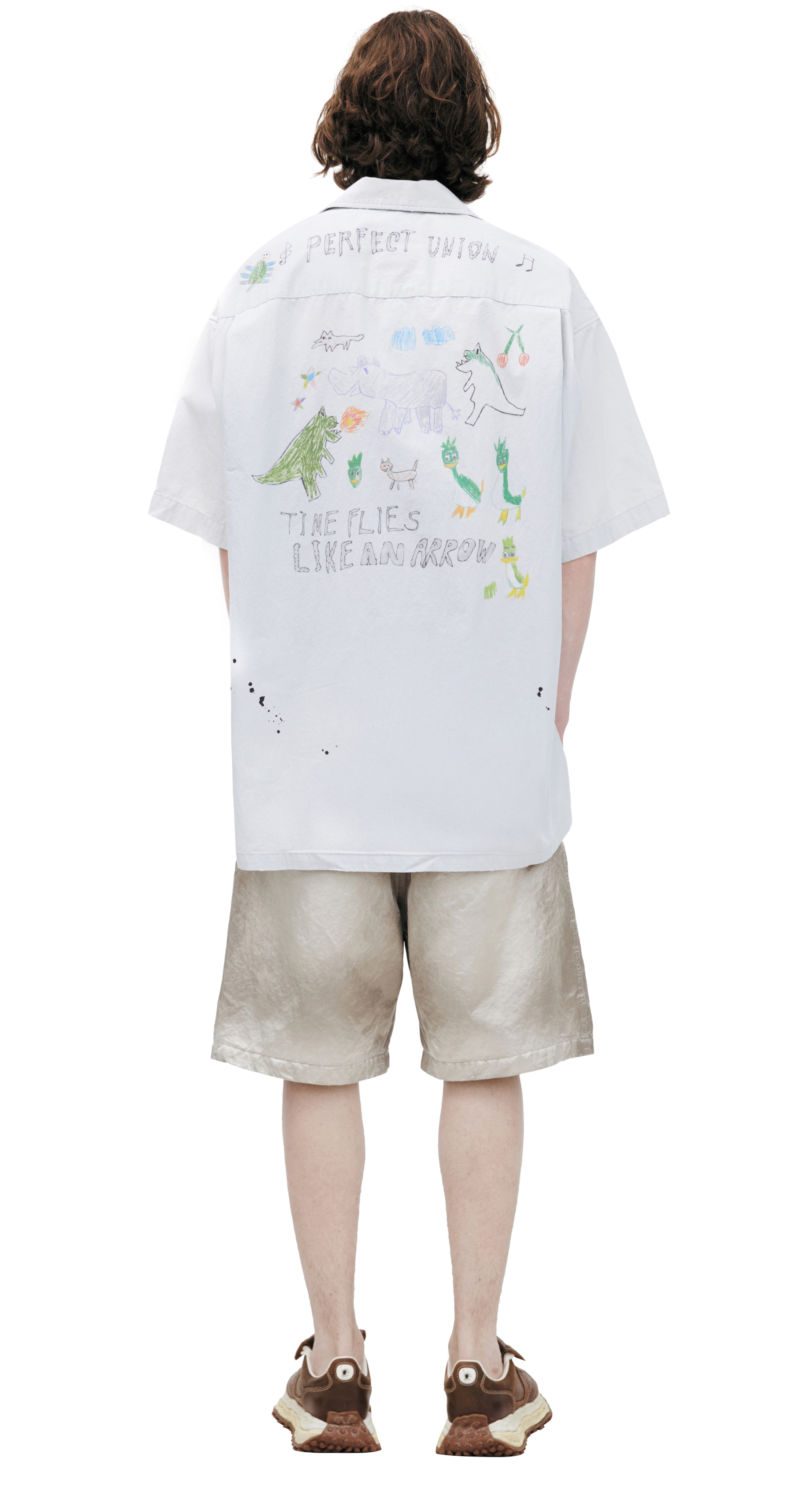 Maison Mihara Yasuhiro Monoprint shirt