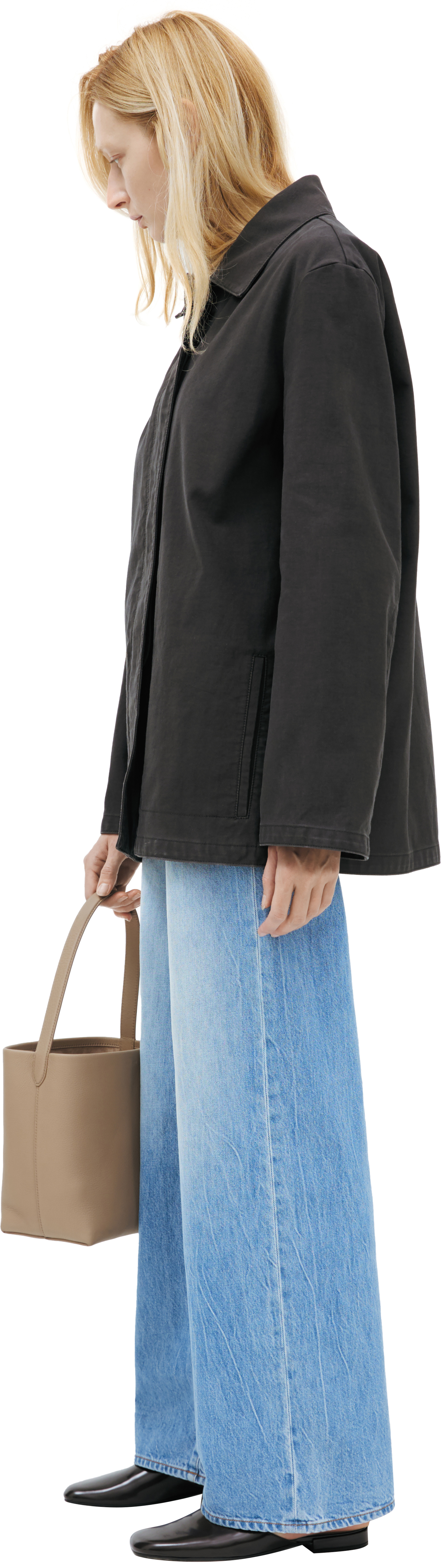 The Row BAEZA JACKET with a turn down collar