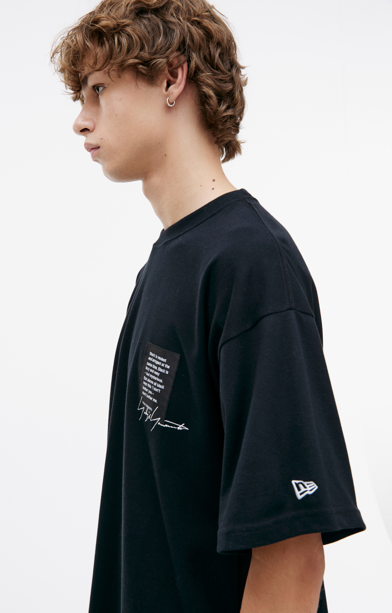 Yohji Yamamoto x New Era logo T-shirt