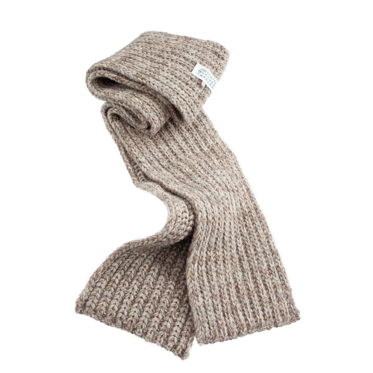 Maison Margiela Knitted wool scarf