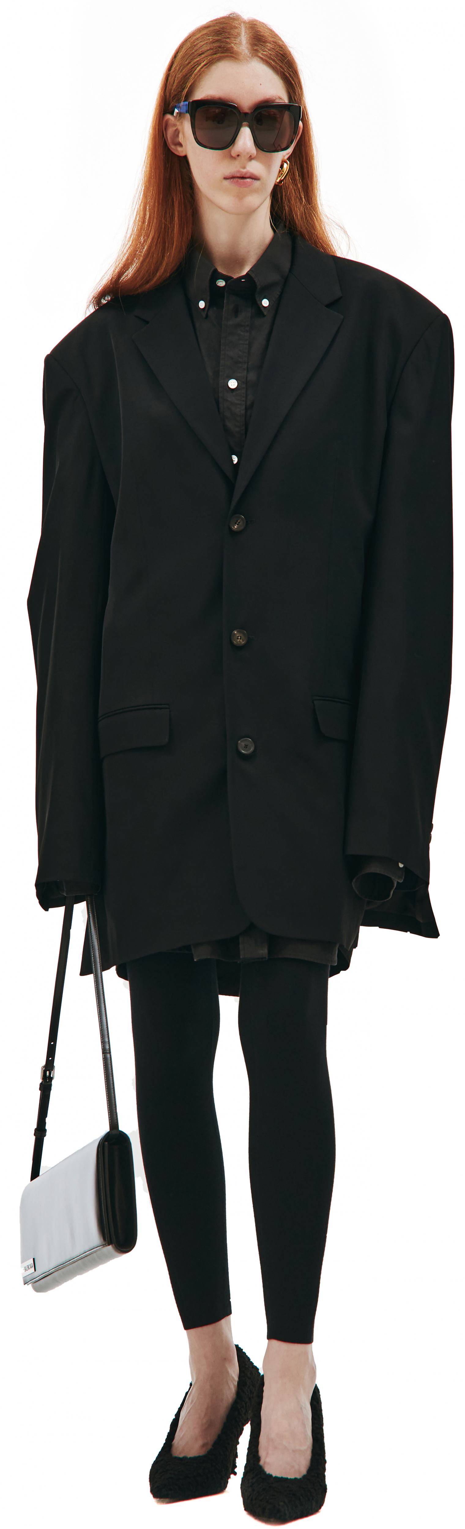 Balenciaga Black oversized blazer