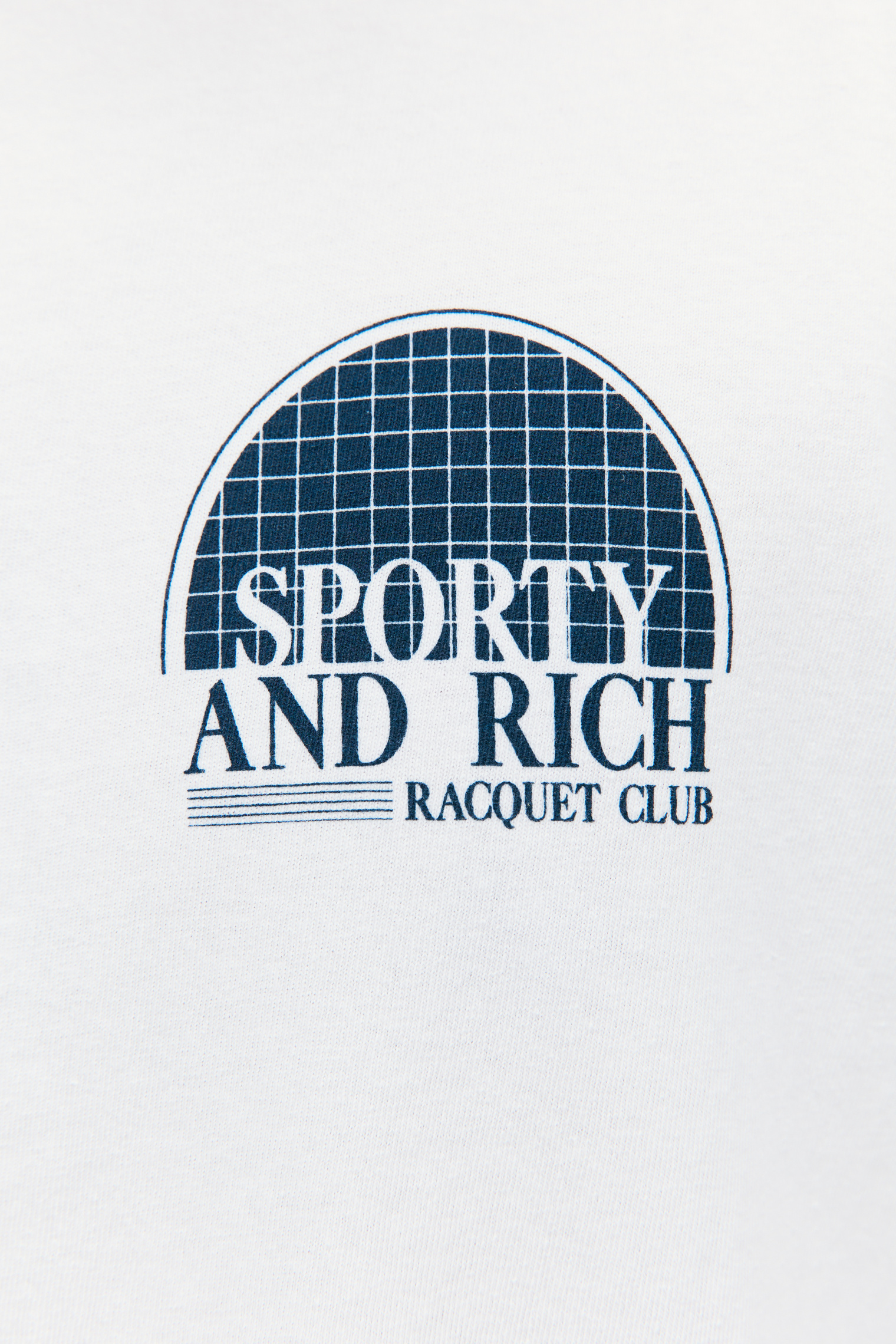 SPORTY & RICH \'Racquet club\' printed t-shirt