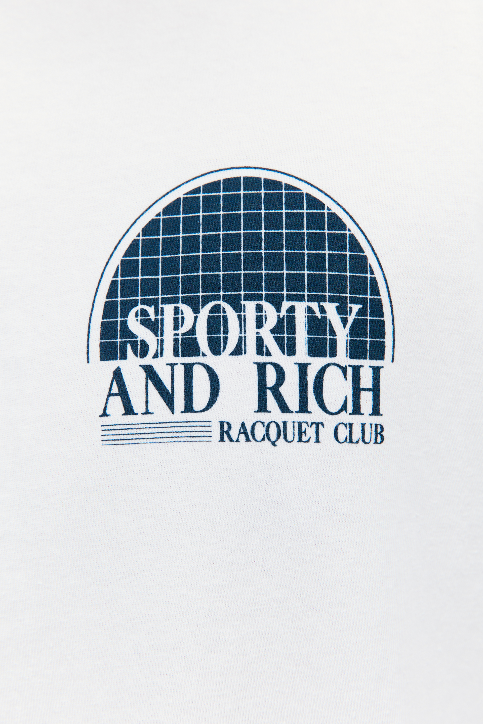 SPORTY & RICH \'Racquet club\' printed t-shirt