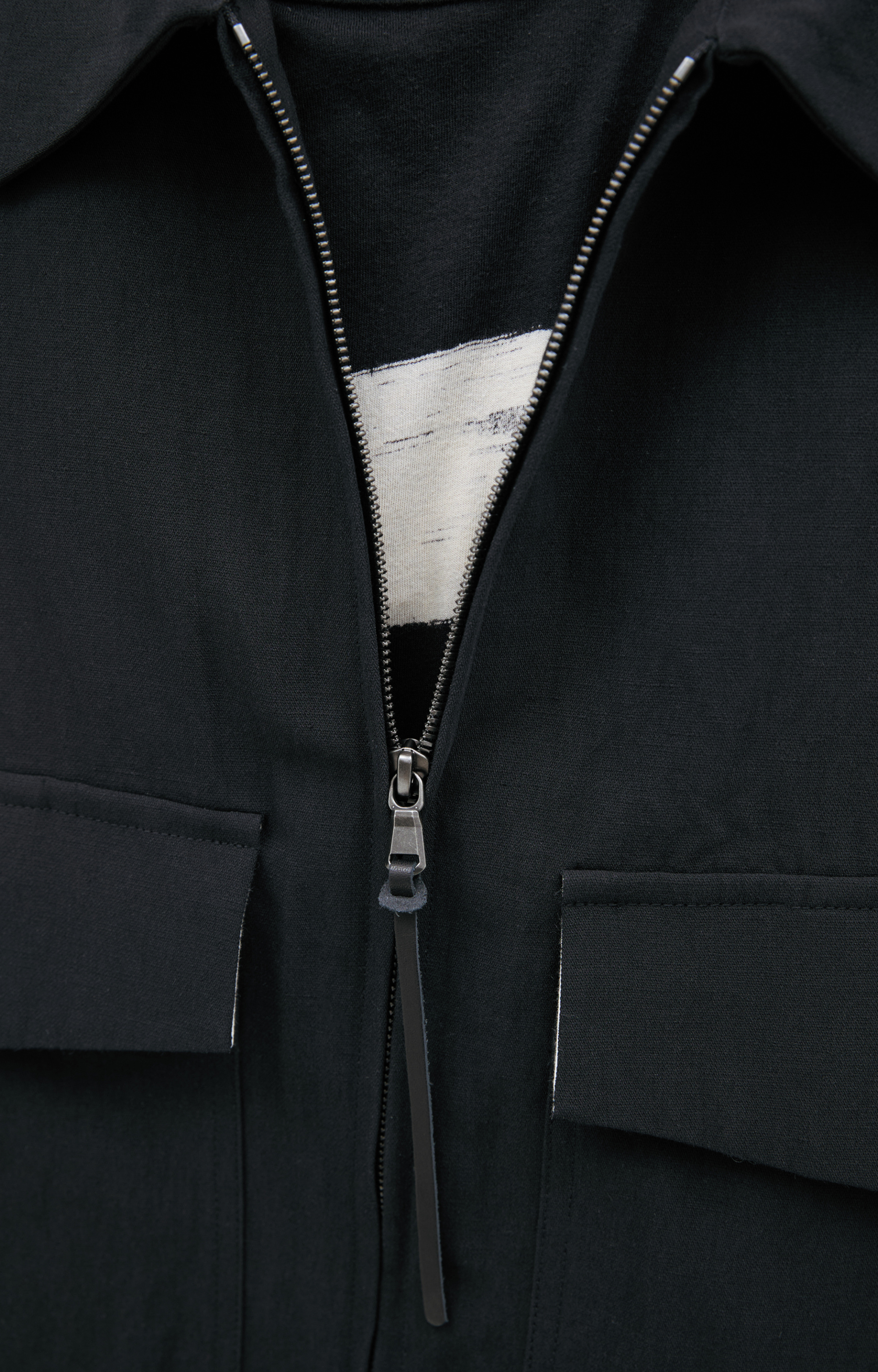 The Viridi-Anne jacket with a double zipper